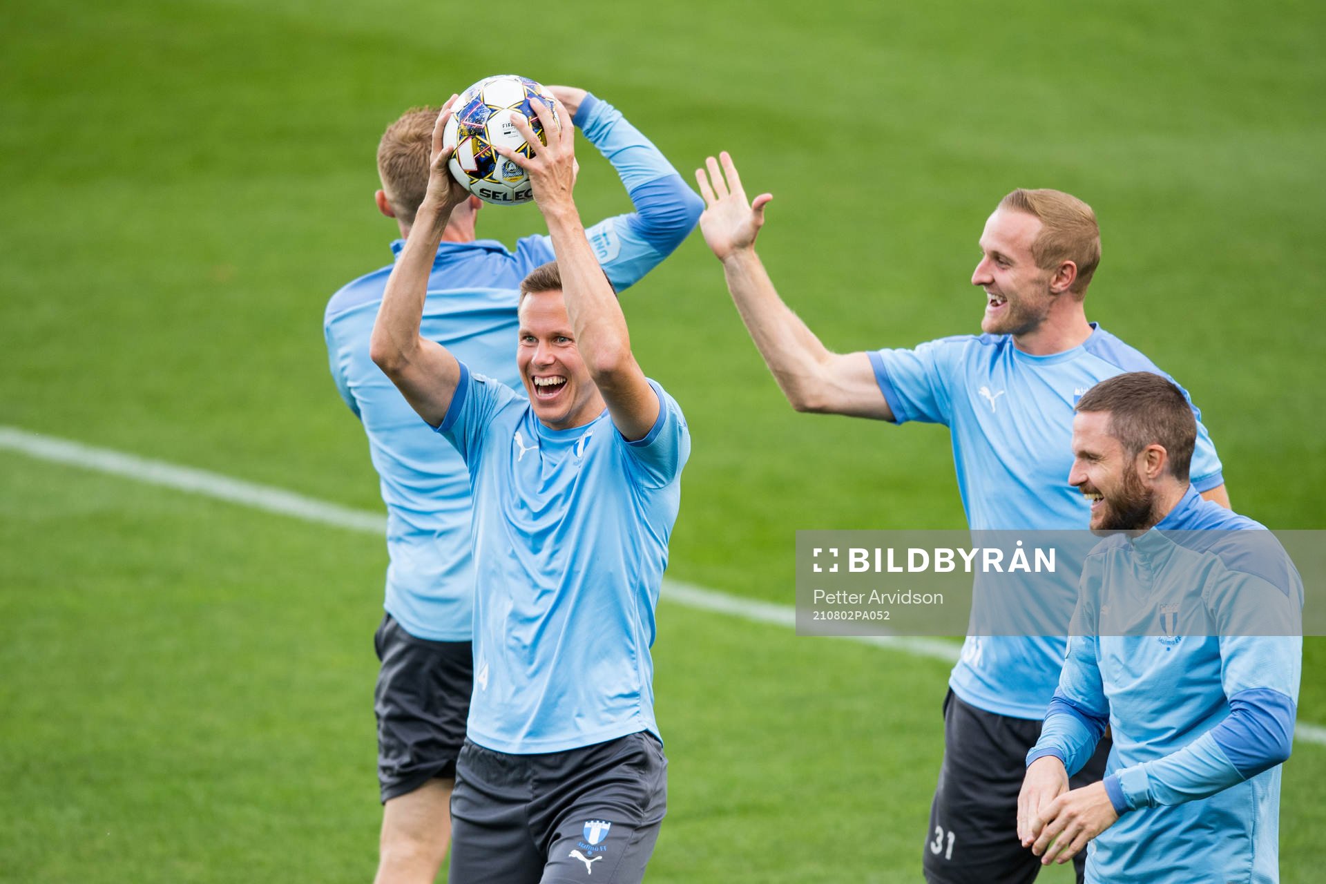 Niklas Moisander, Franz Brorsson and Lasse Nielsen