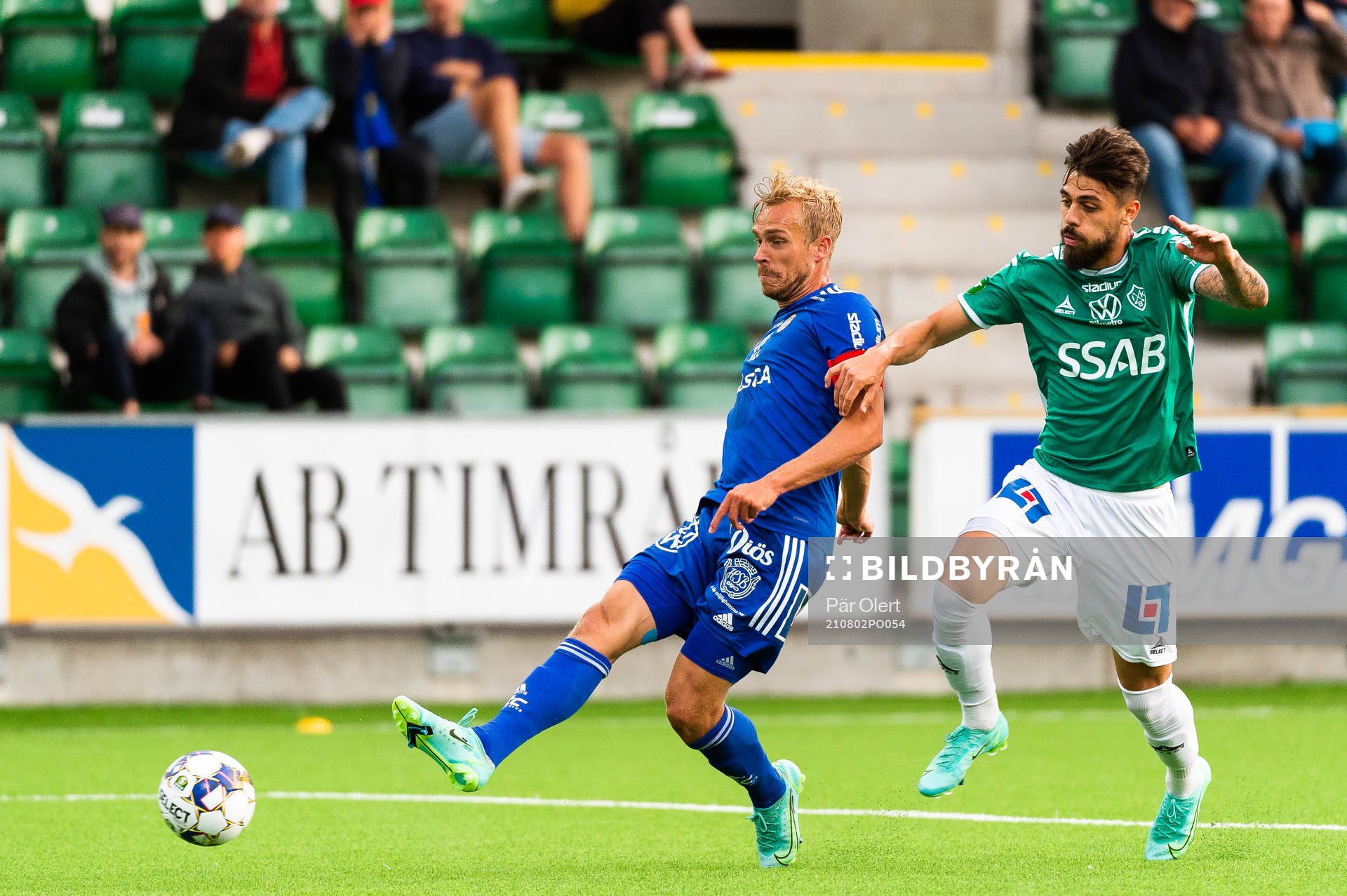 Sundsvalls Pontus Engblom och Brages Nicolas Gianini Dantas