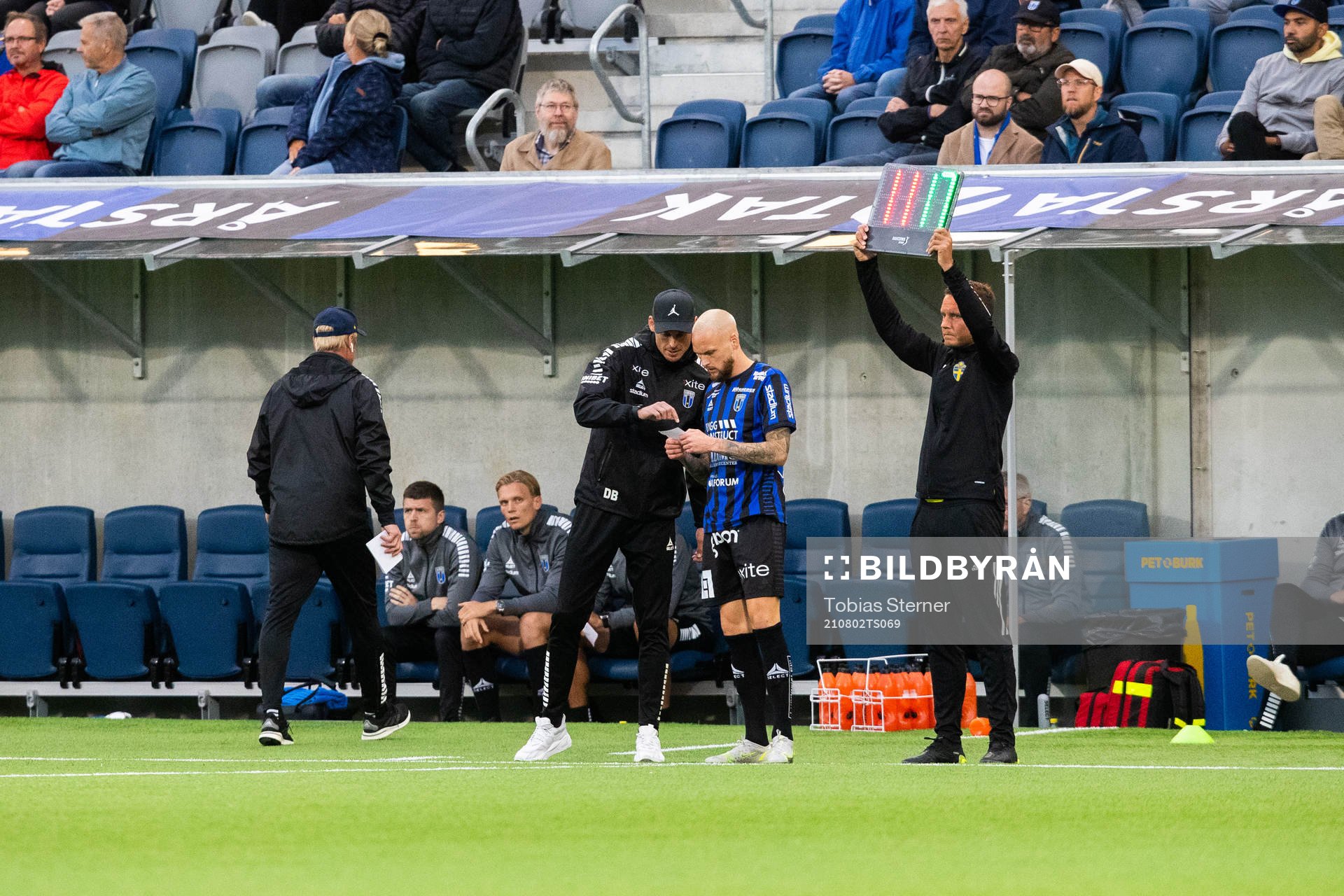 Sirius tränare Daniel Bäckström och Adam Ståhl