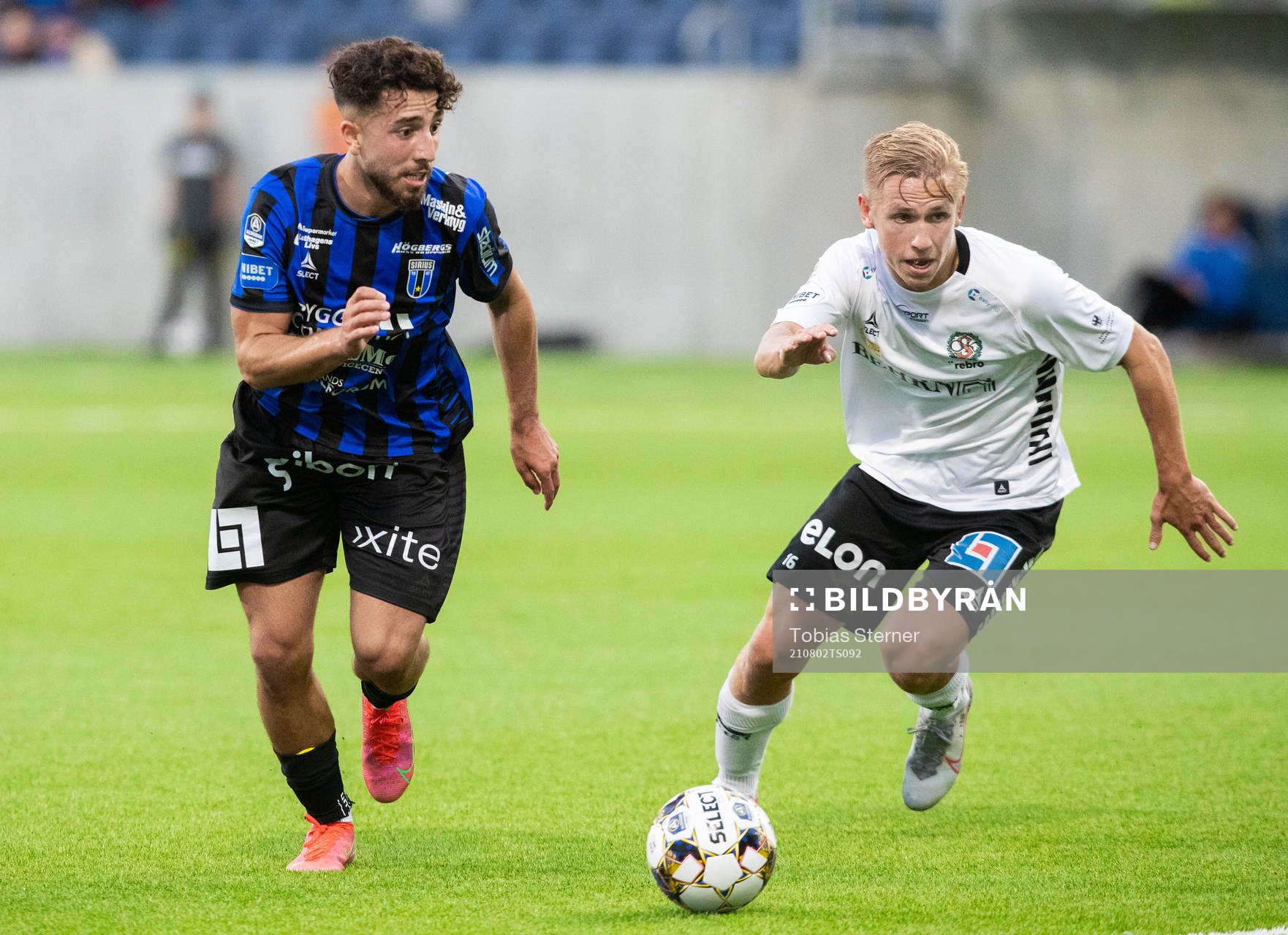 Sirius Moustafa Zeidan och Örebros David Seger