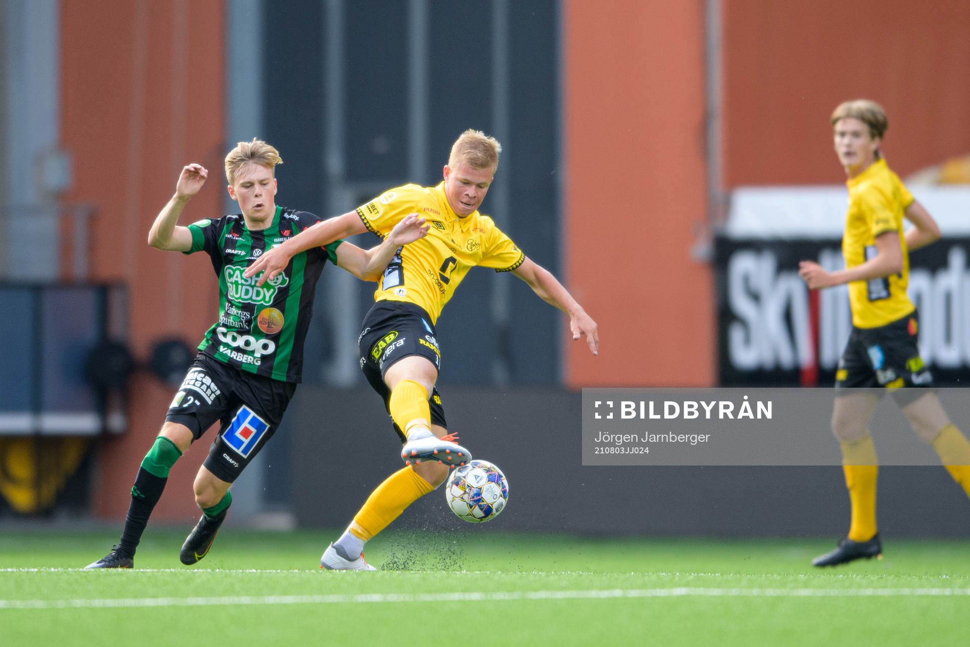 Elfsborgs Filip Gustafsson och Varbergs Gustav Nordh