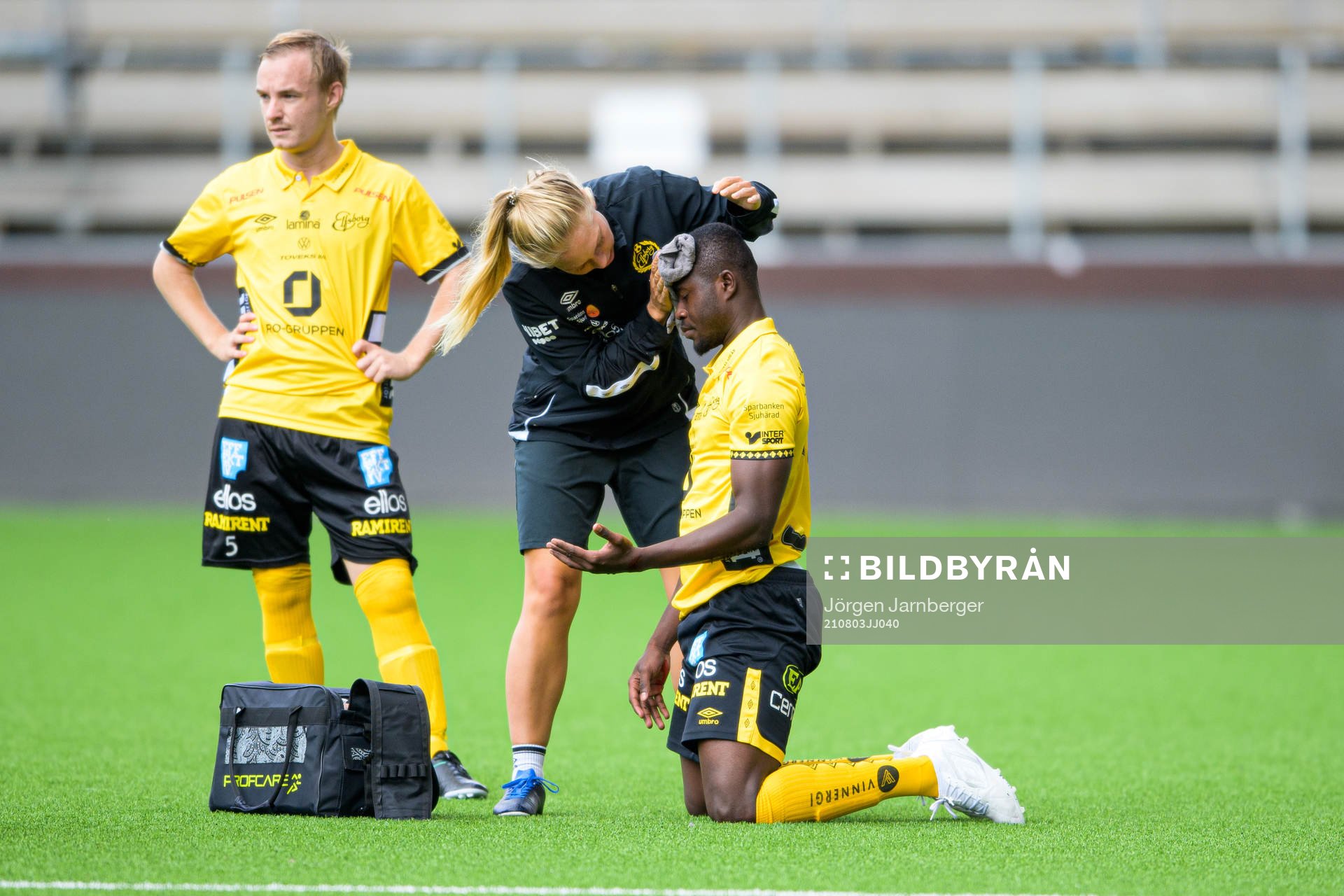 Elfsborgs Prince Isaac Kouame får vård