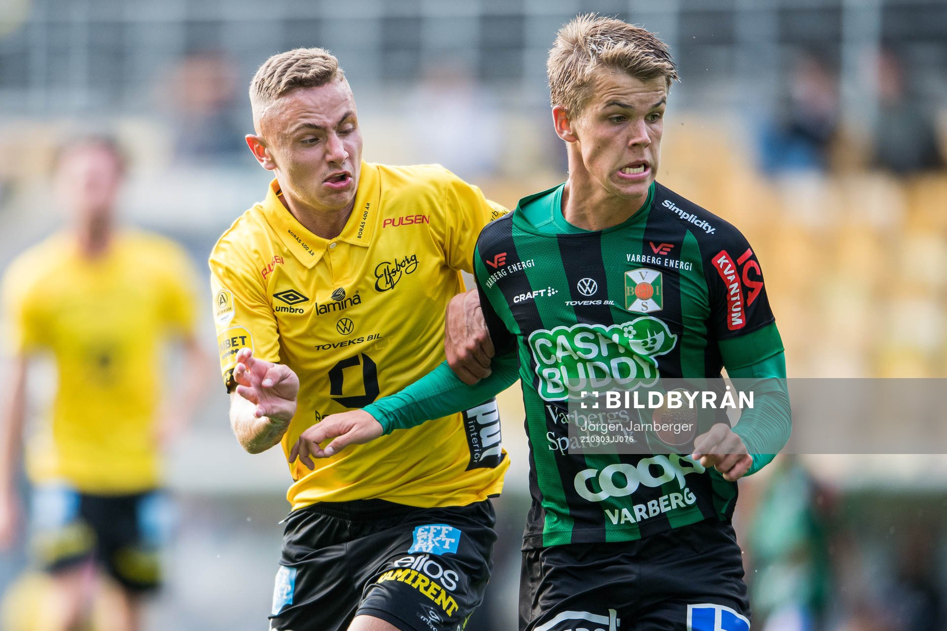 Elfsborgs Theo Lind och Varbergs Victor Karlsson