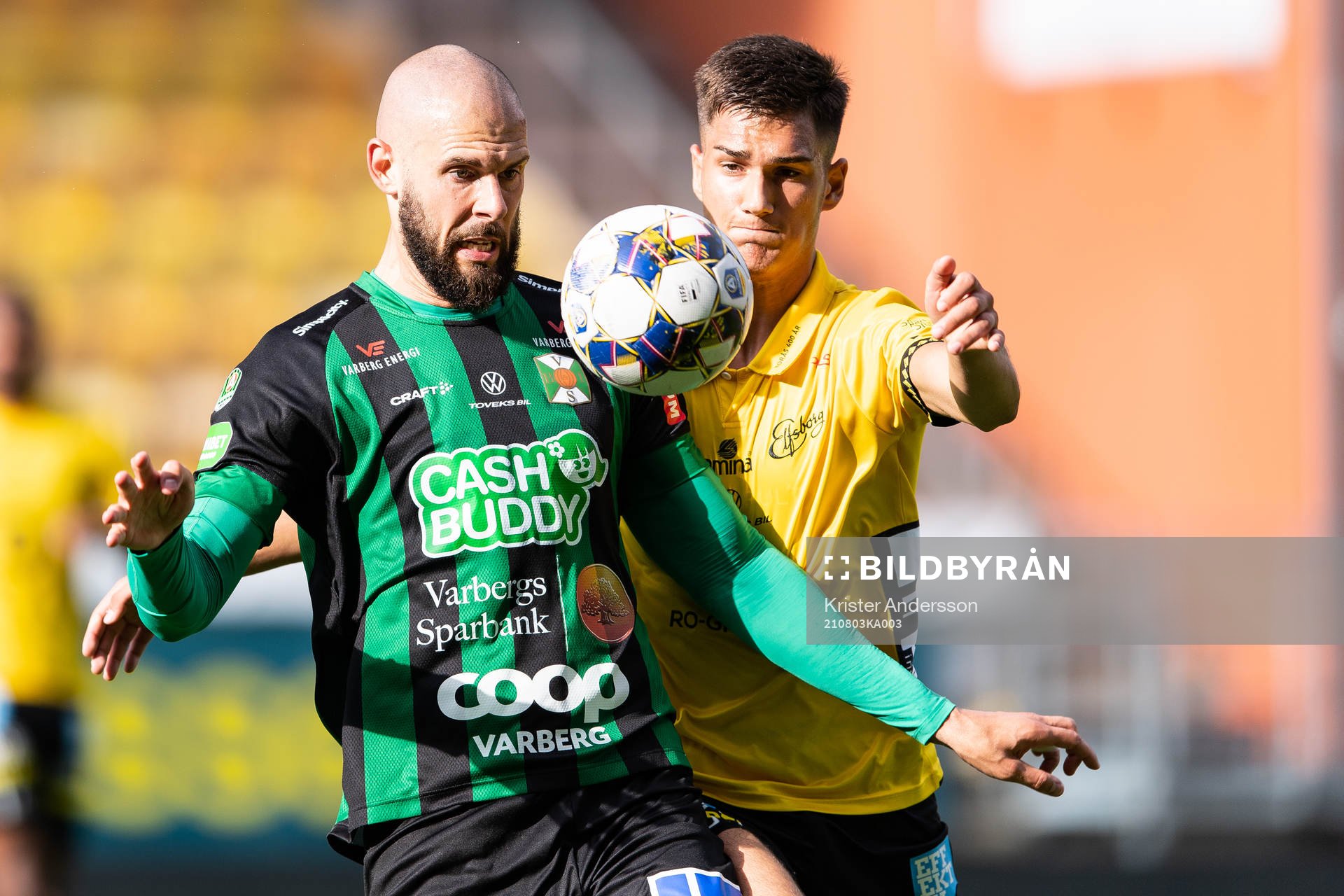 Varbergs Robin Simovic och Elfsborgs Amer Jusic