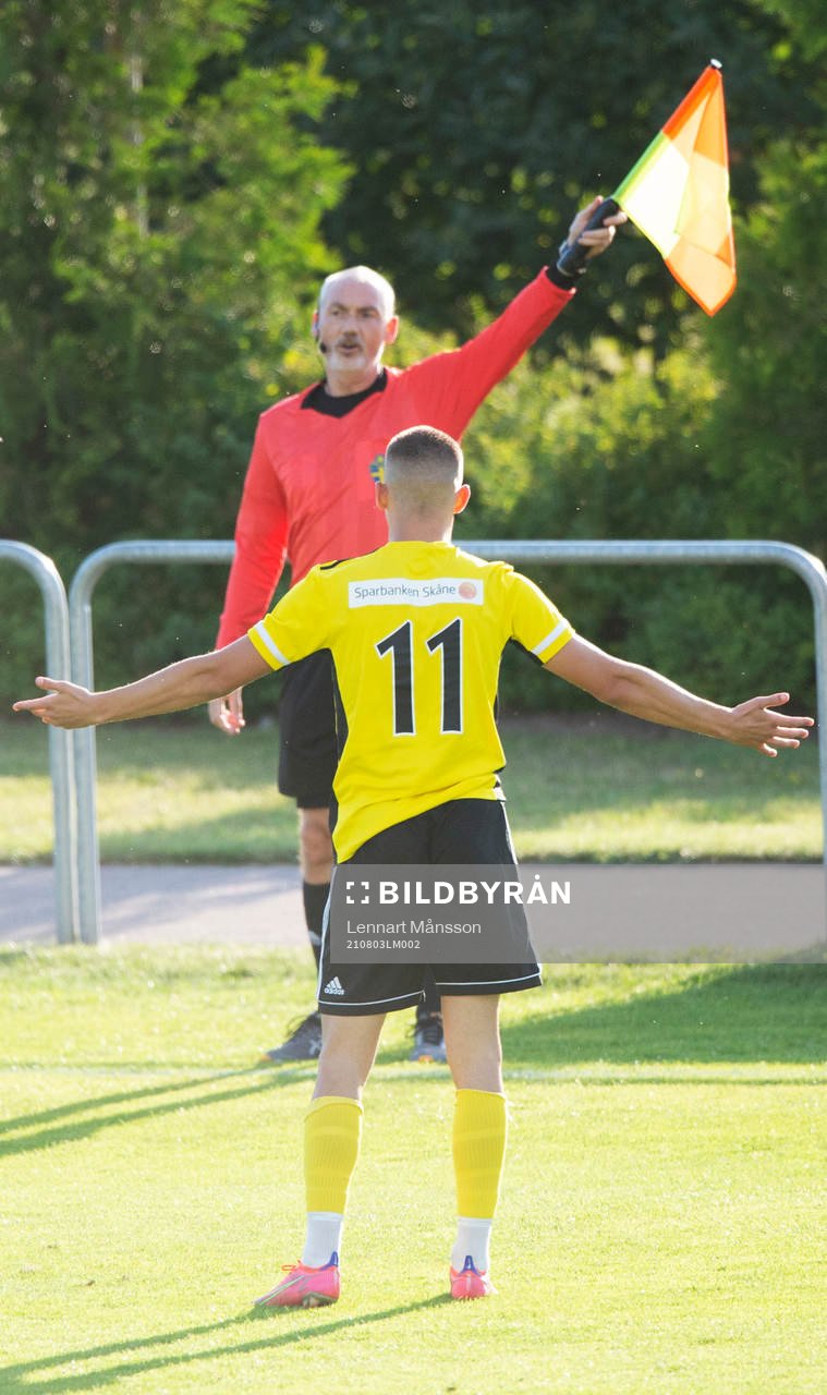 Assisterande domare i matchen i division 2 mellan IFK