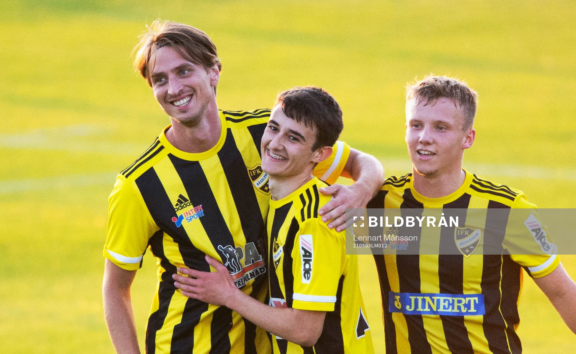 IFK Hässleholms Julian Grozdanovski , Armin Culum och Amel