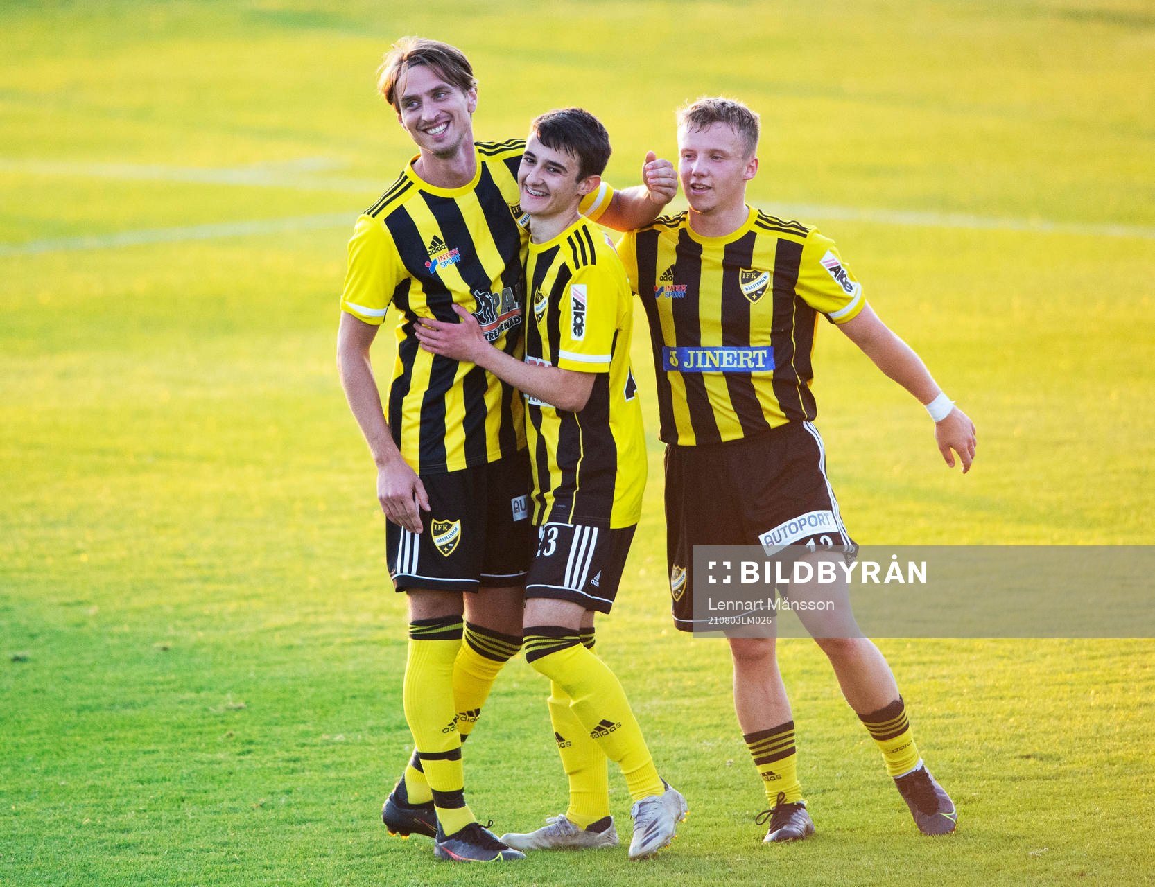 IFK Hässleholms Julian Grozdanovski , Armin Culum och Amel