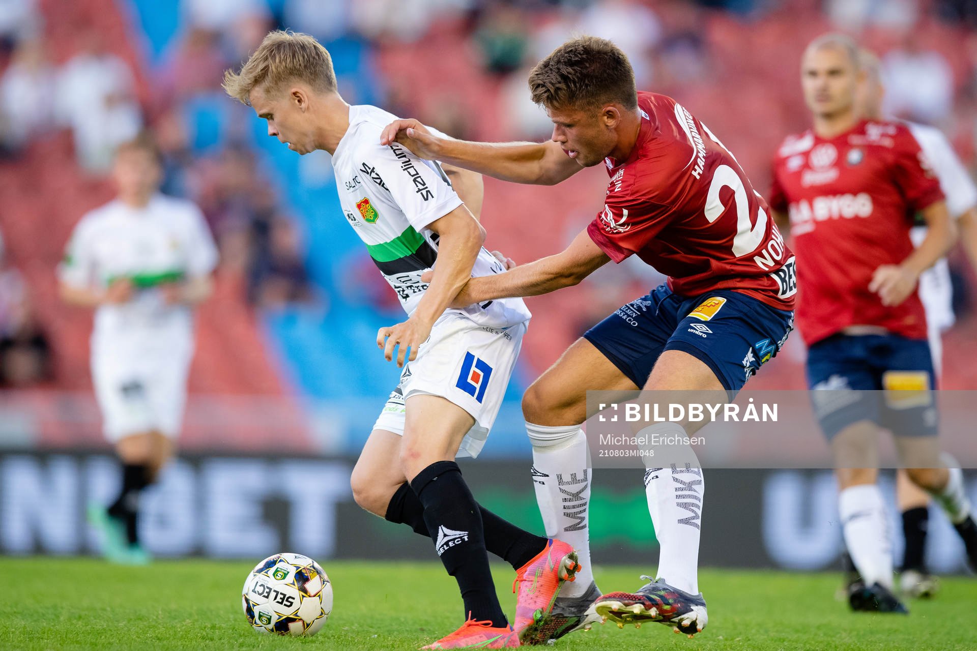 GAIS Viktor Alexandersson och Örgrytes  Eric Nohlgren