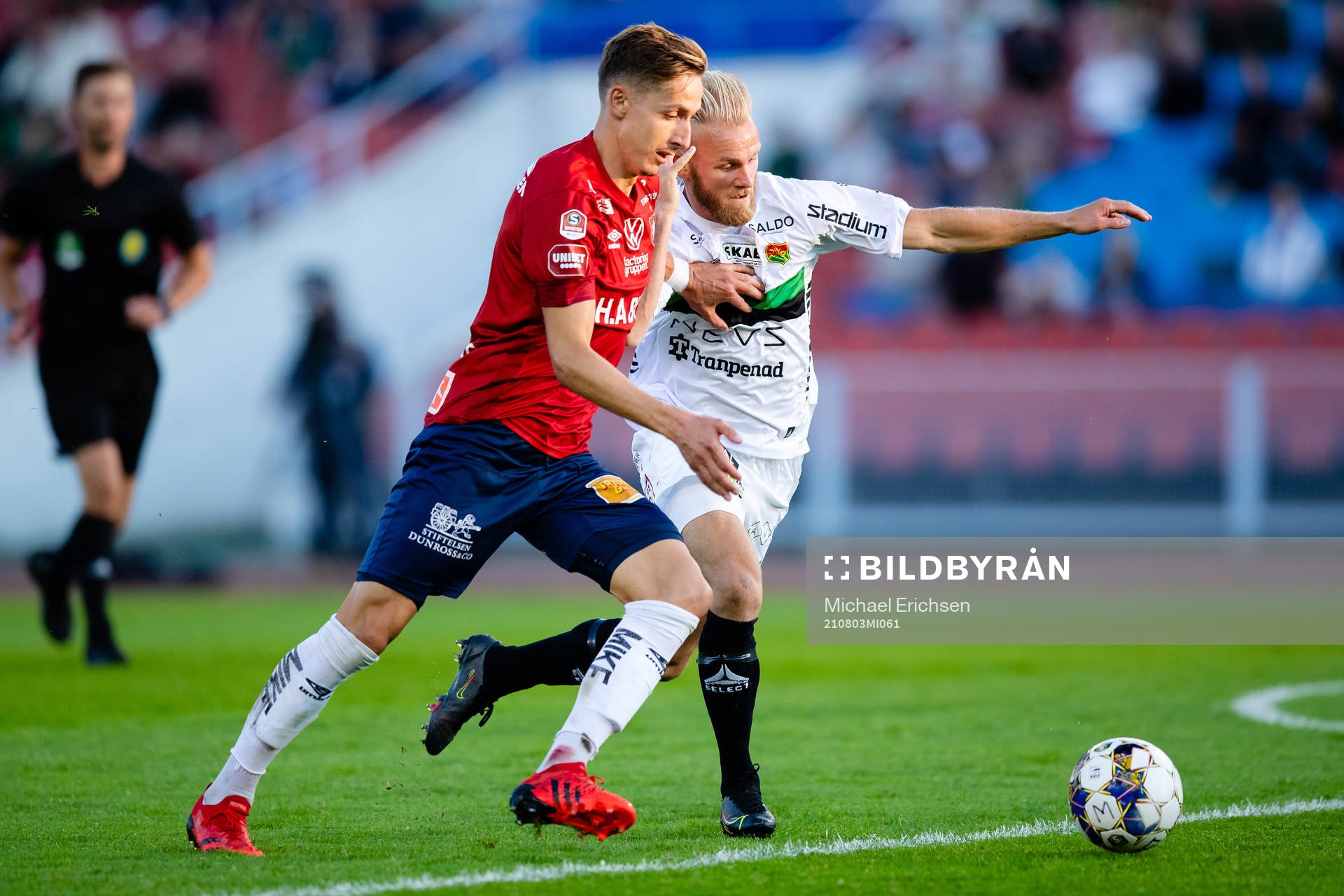 Örgrytes Lukas Browning Lagerfeldt och GAIS Niklas Andersen