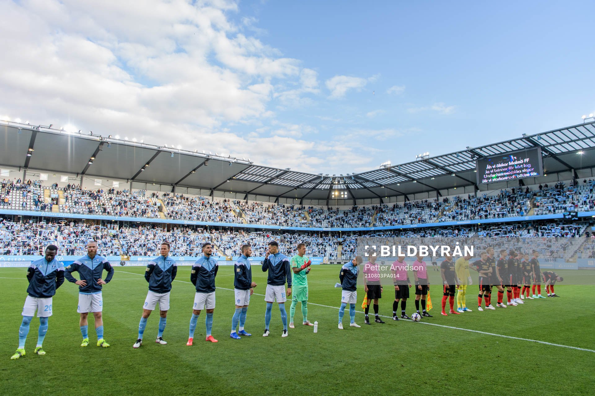 Players of Malmö FF and Rangers
