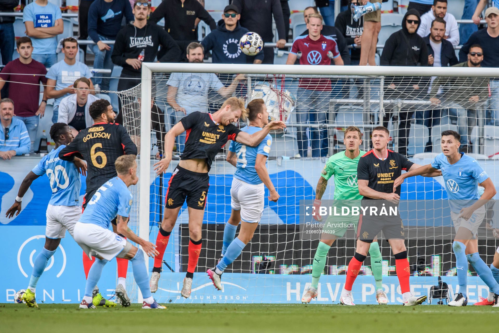goalkeeper Johan Dahlin of Malmö FF