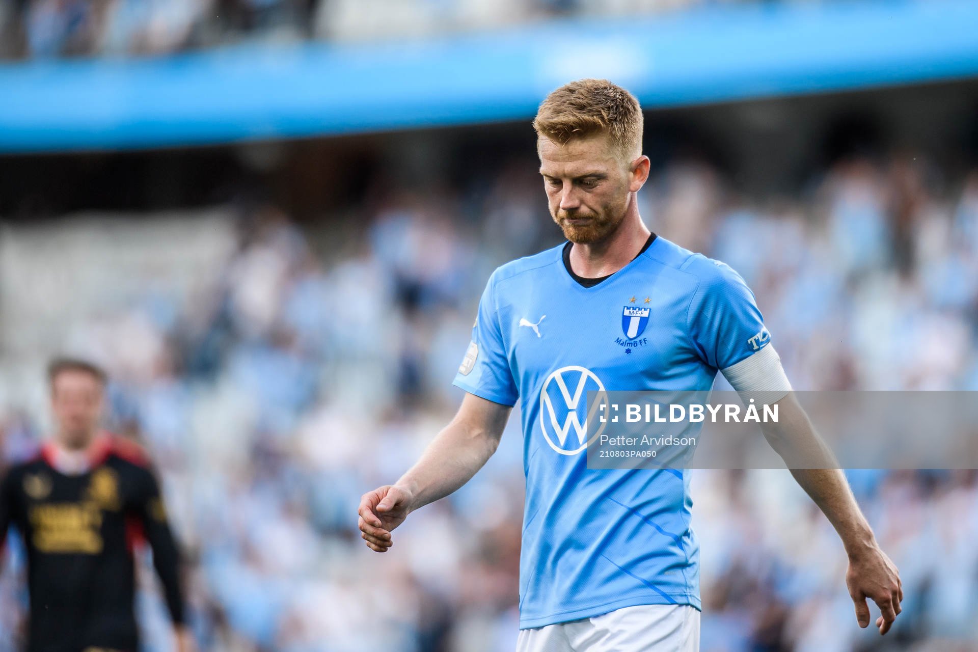 Anders Christiansen of Malmö FF looks dejected