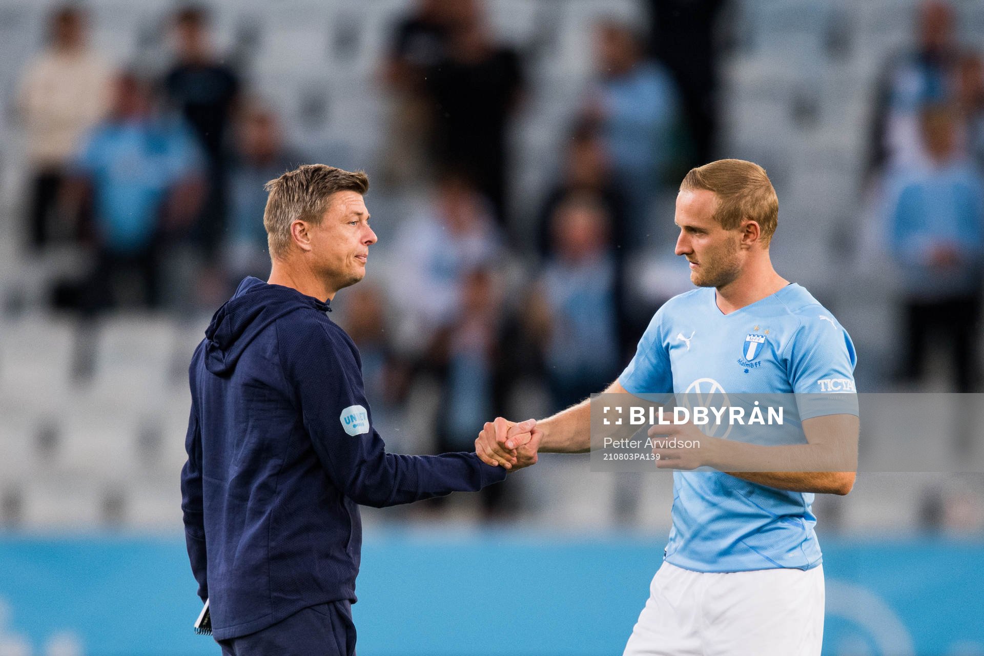 Jon Dahl Tomasson, head coach and Franz Brorsson of Malmö