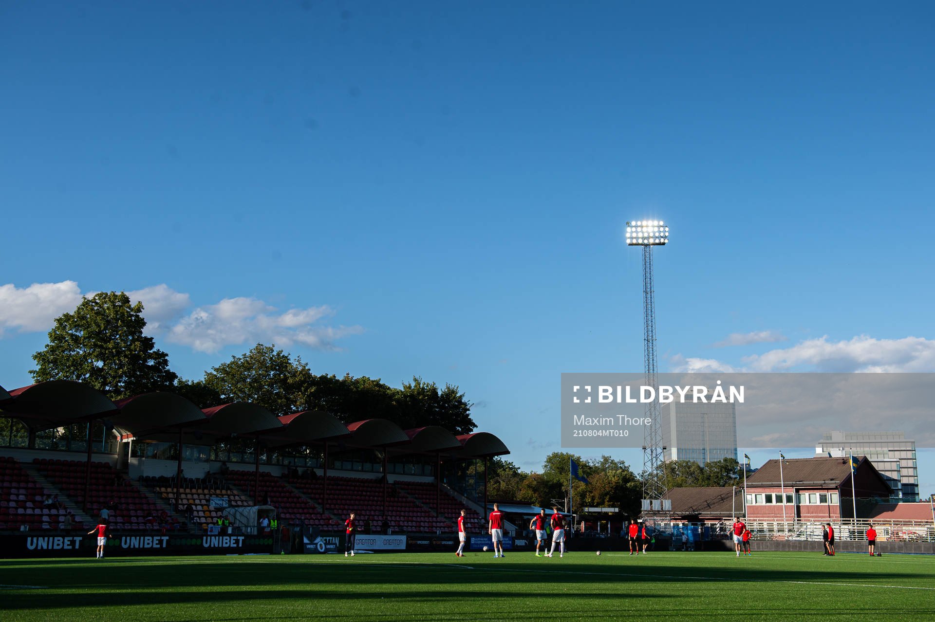 Vy över Skytteholms IP