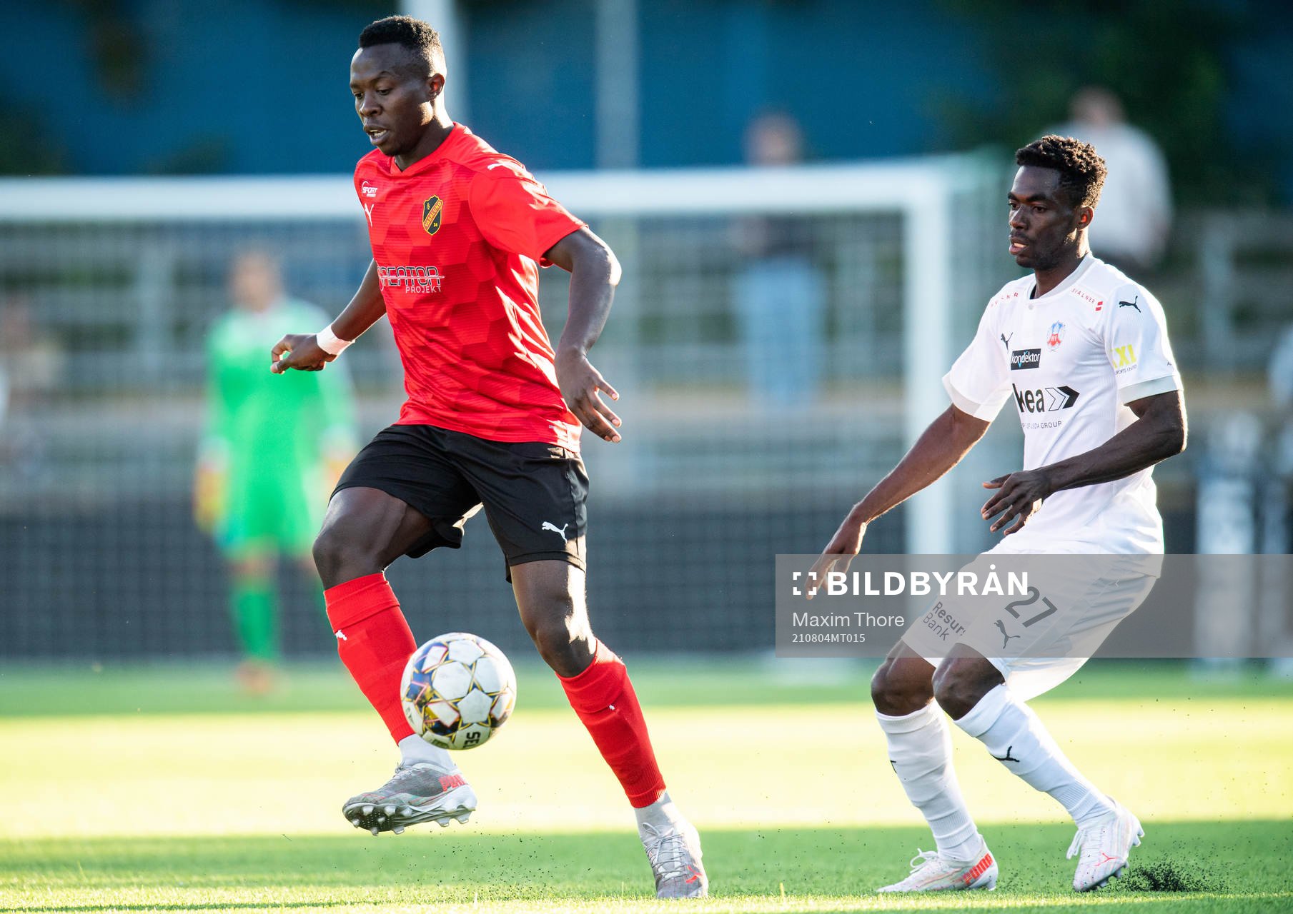 Vasalunds Anthony Wambani och Helsingborgs Benjamin Acquah