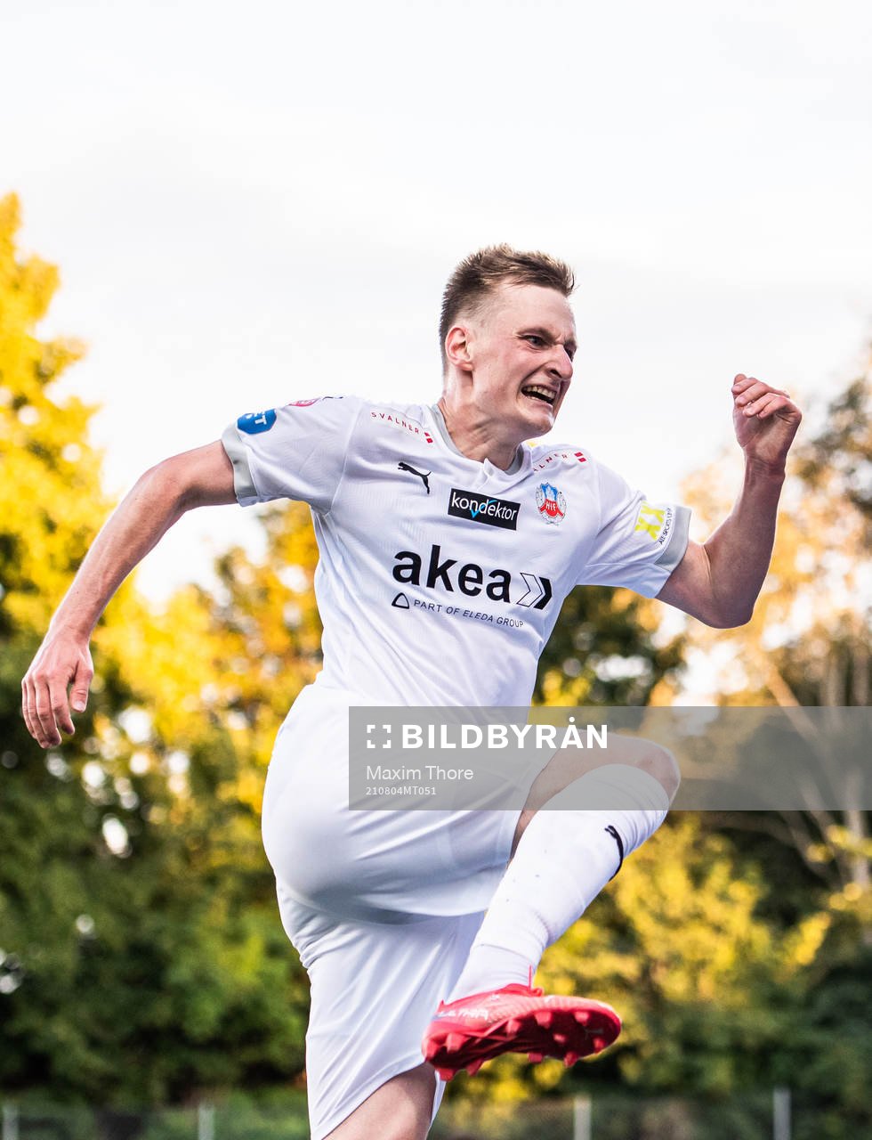 Helsingborgs Rasmus Karjalainen jublar