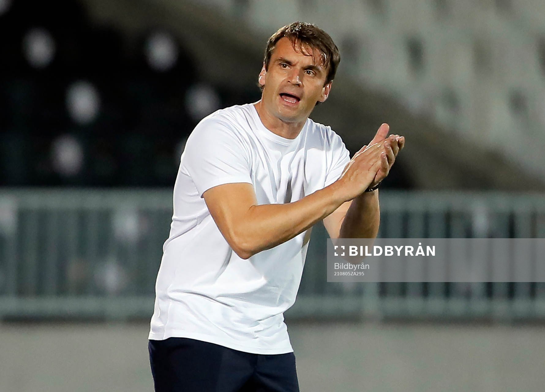 Head coach Milos Milojevic of Hammarby