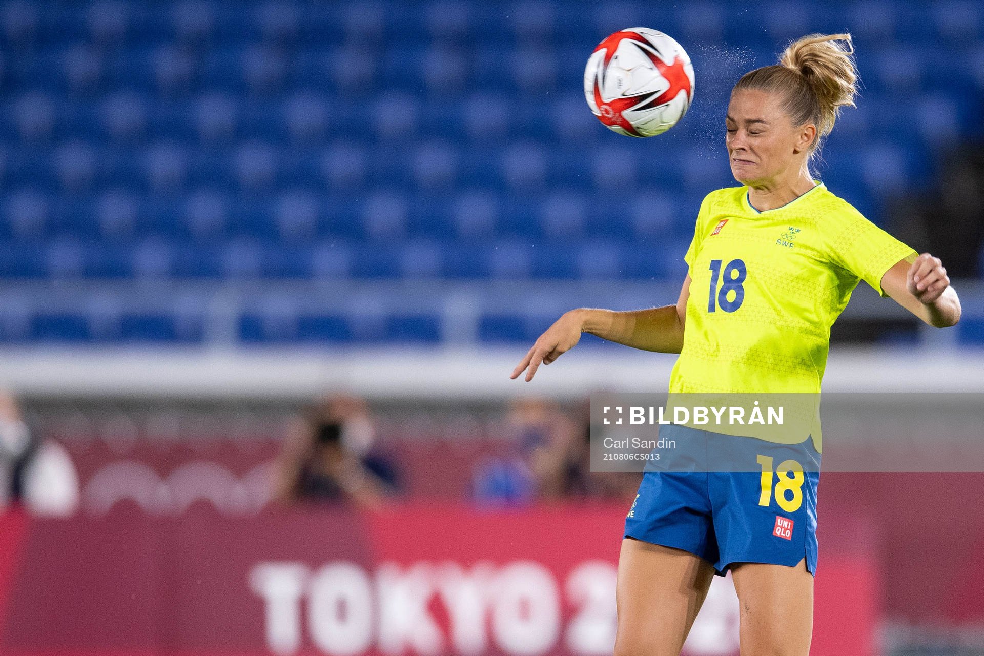 Fridolina Rolfö of Sweden in the women’s football final