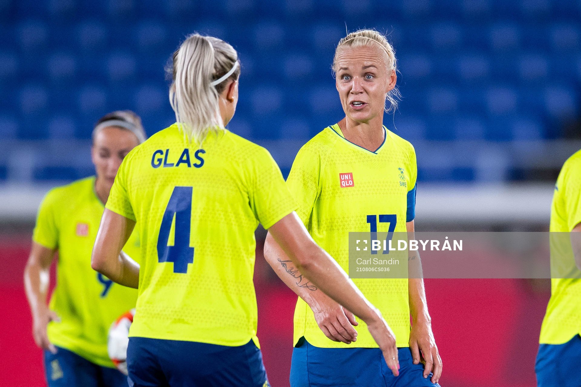 Caroline Seger of Sweden in the women’s football final