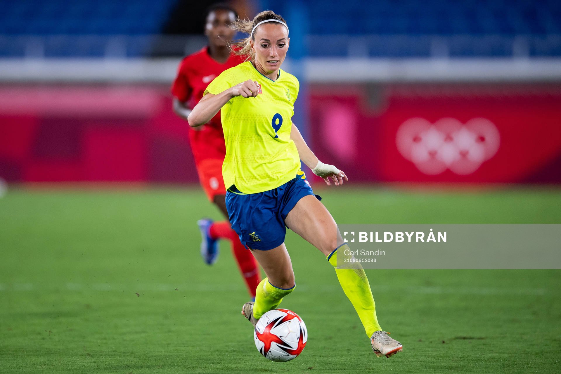Kosovare Asllani of Sweden in the women’s football final
