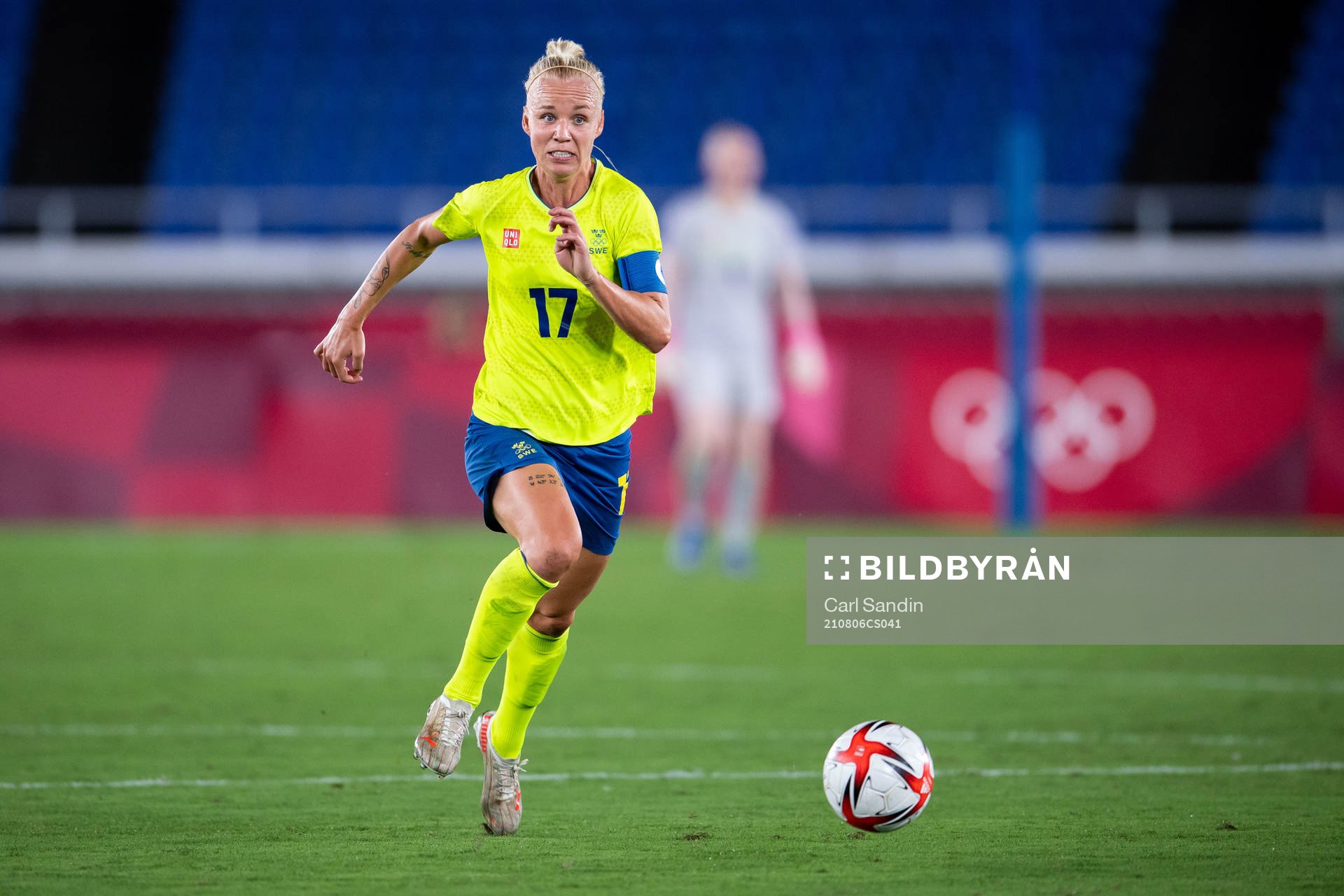 Caroline Seger of Sweden in the women’s football final