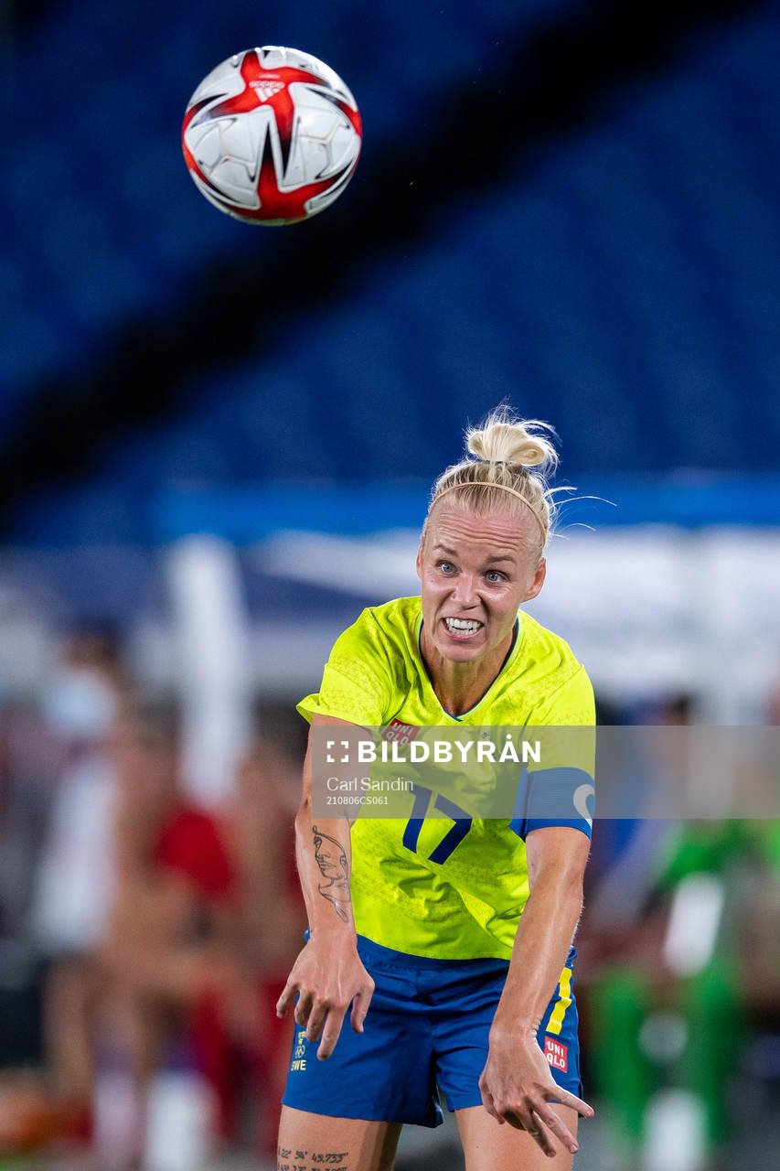 Caroline Seger of Sweden in the women’s football final