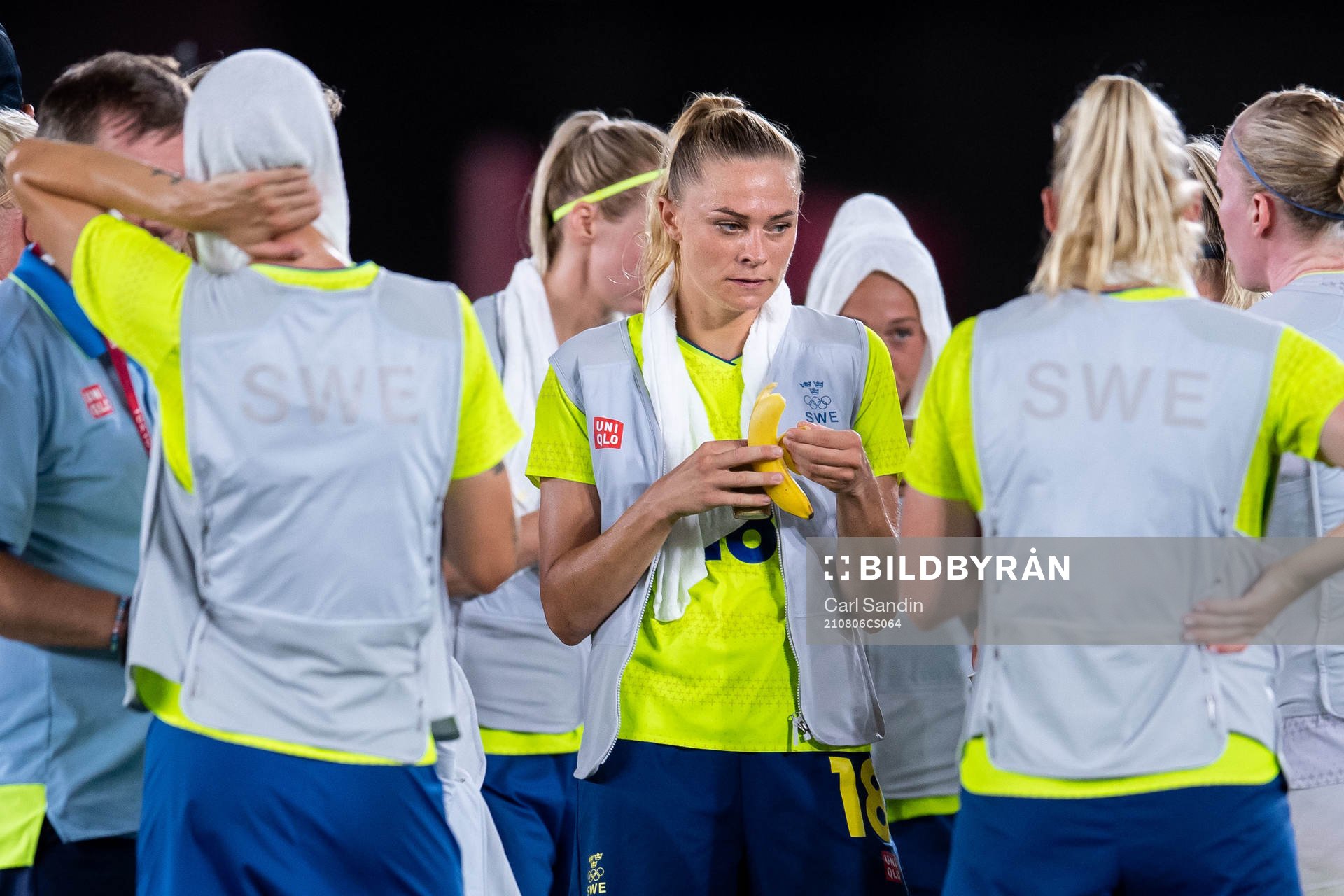 Fridolina Rolfö of Sweden in the women’s football final