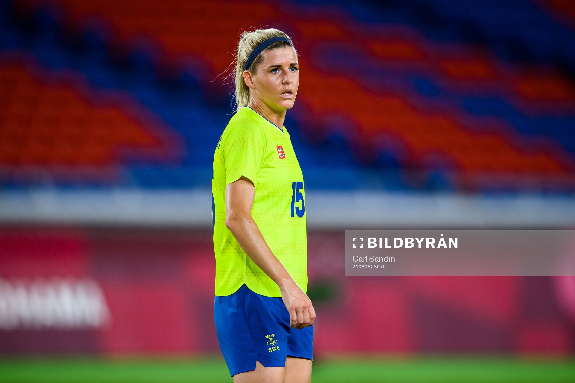 Olivia Schough of Sweden in the women’s football final