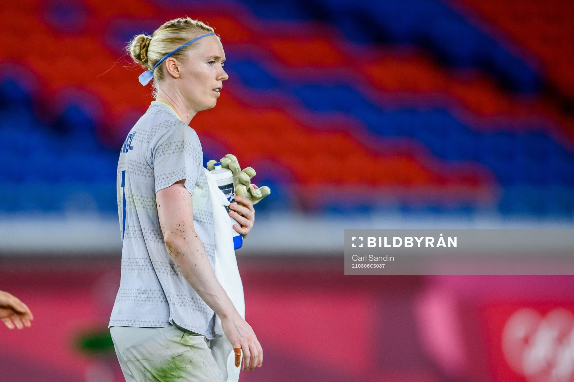 Hedvig Lindahl of Sweden looks dejected