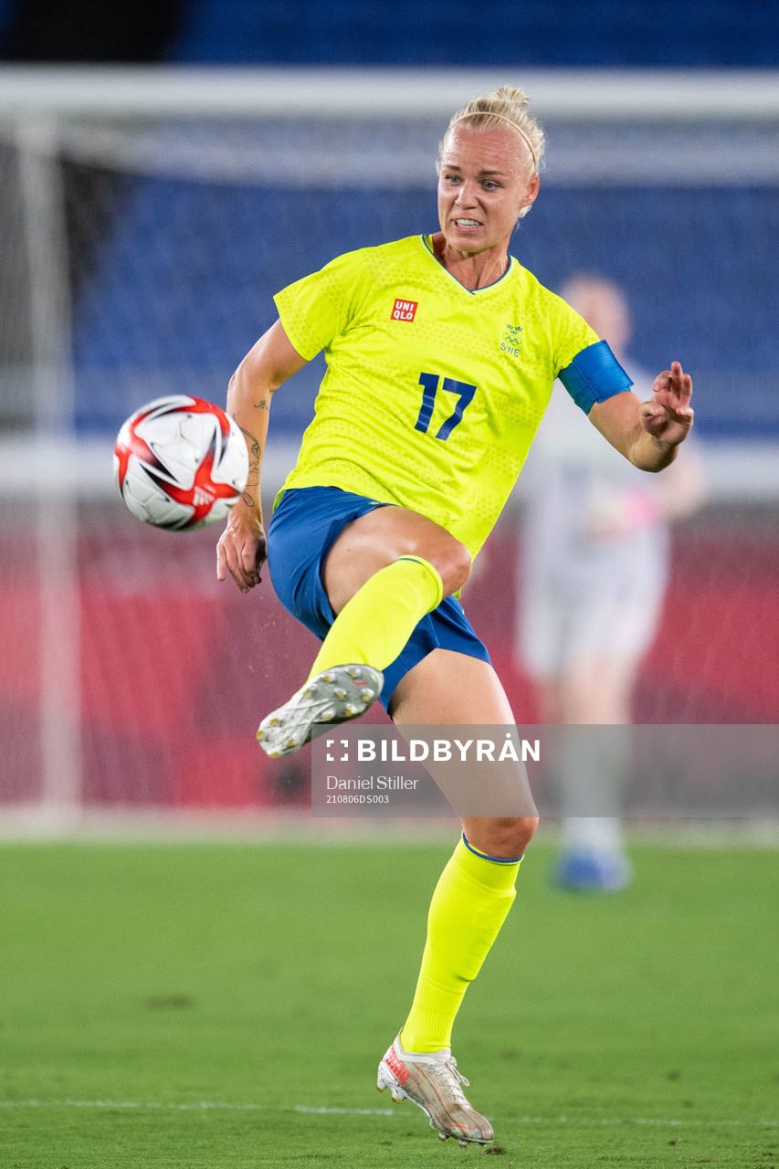 Caroline Seger of Sweden in the women’s football final