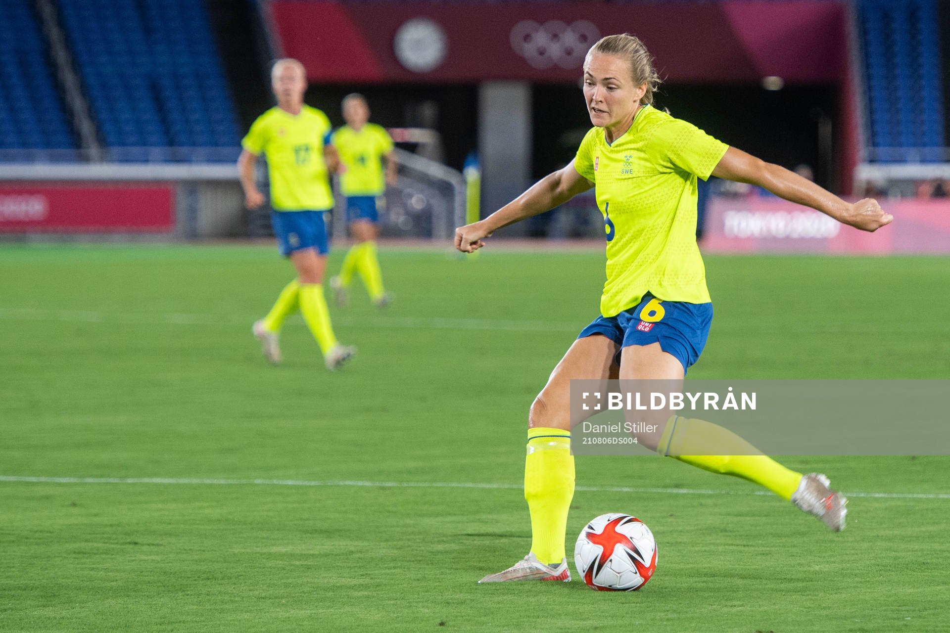Magdalena Eriksson of Sweden in the women’s football final