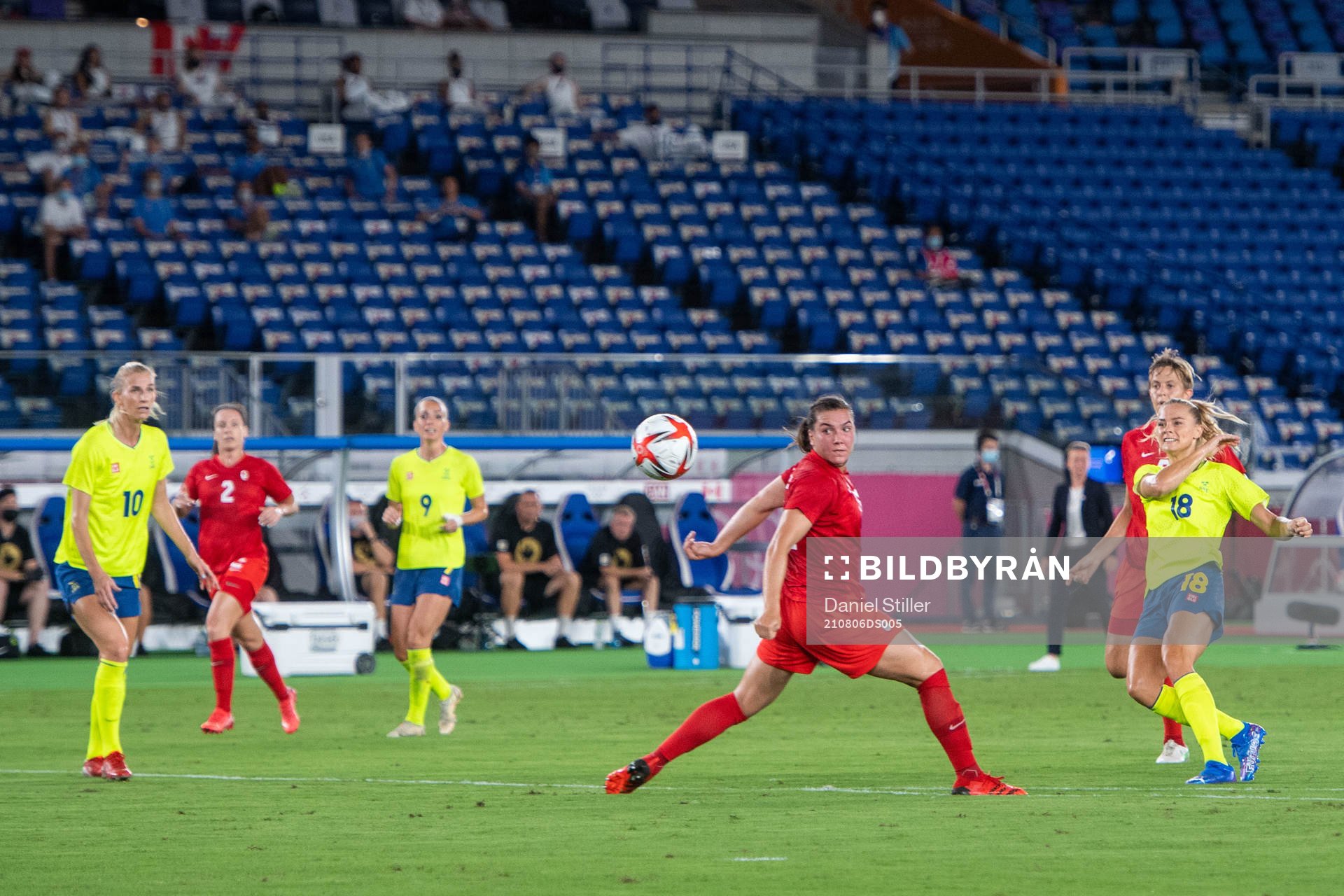 Fridolina Rolfö of Sweden in the women’s football final