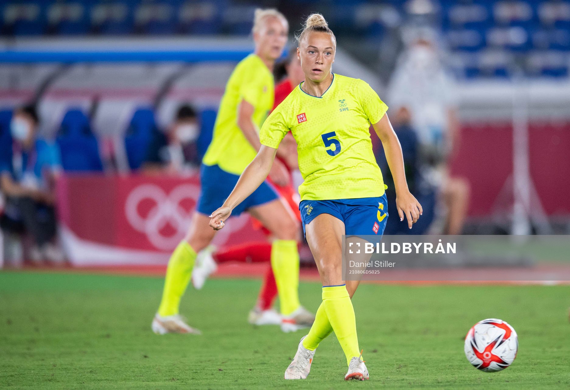 Hanna Bennison of Sweden in the women’s football final