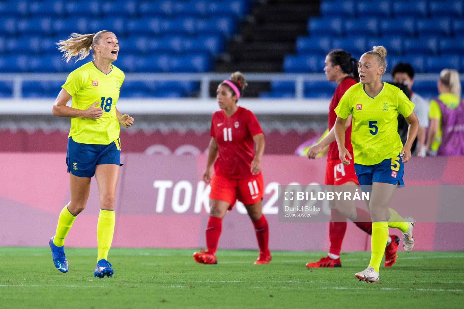 Fridolina Rolfö of Sweden looks dejected in the women’s