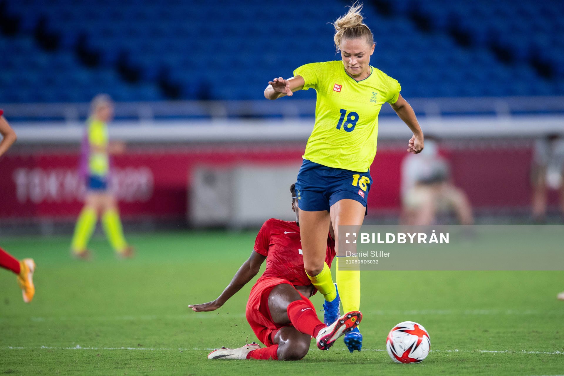 Fridolina Rolfö of Sweden in the women’s football final