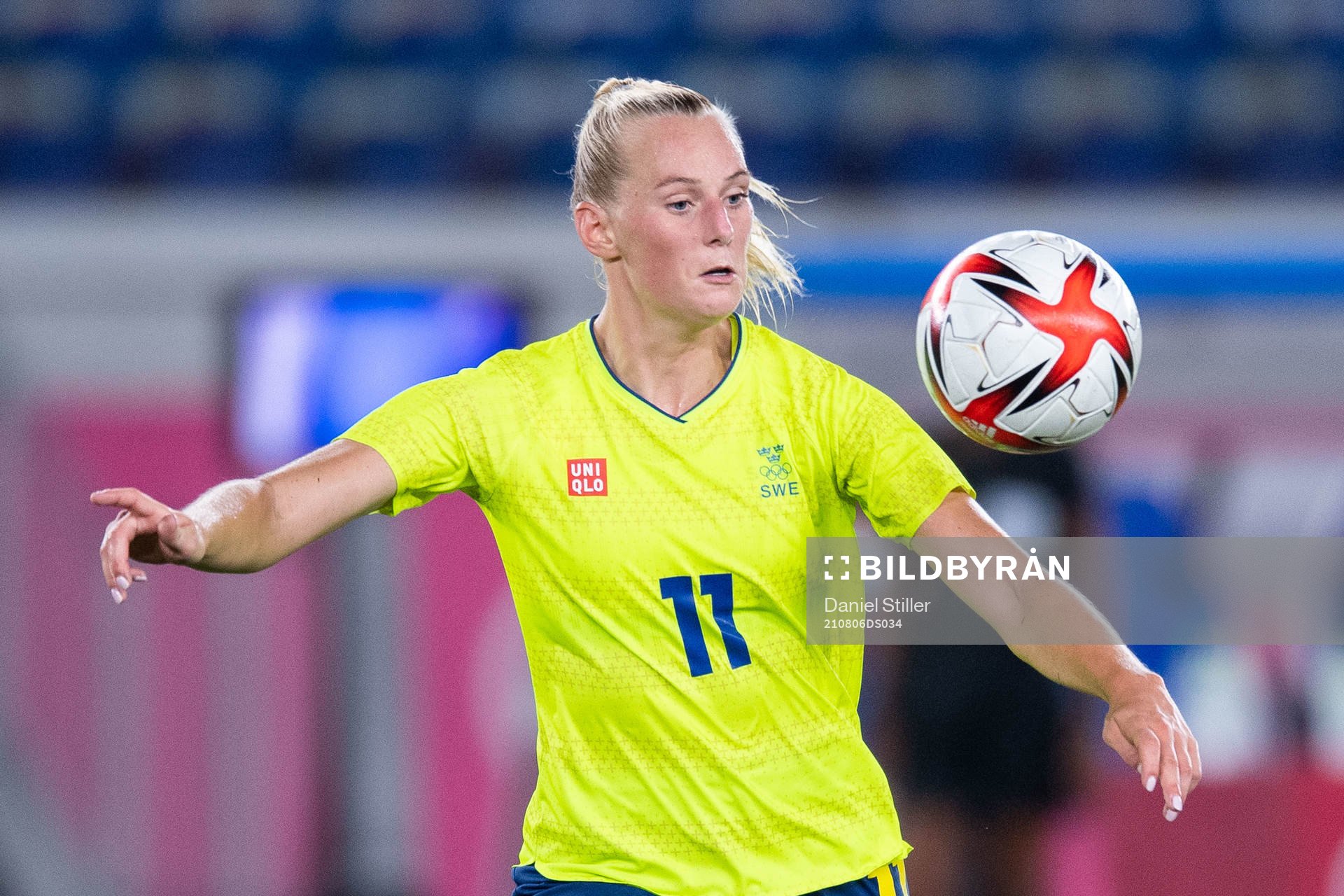 Stina Blackstenius of Sweden in the women’s football final