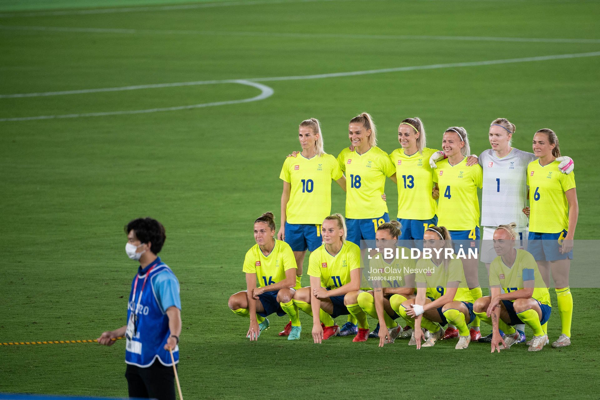 Sofia Jakobsson, Fridolina Rolfö, Amanda Ilestedt, Hanna