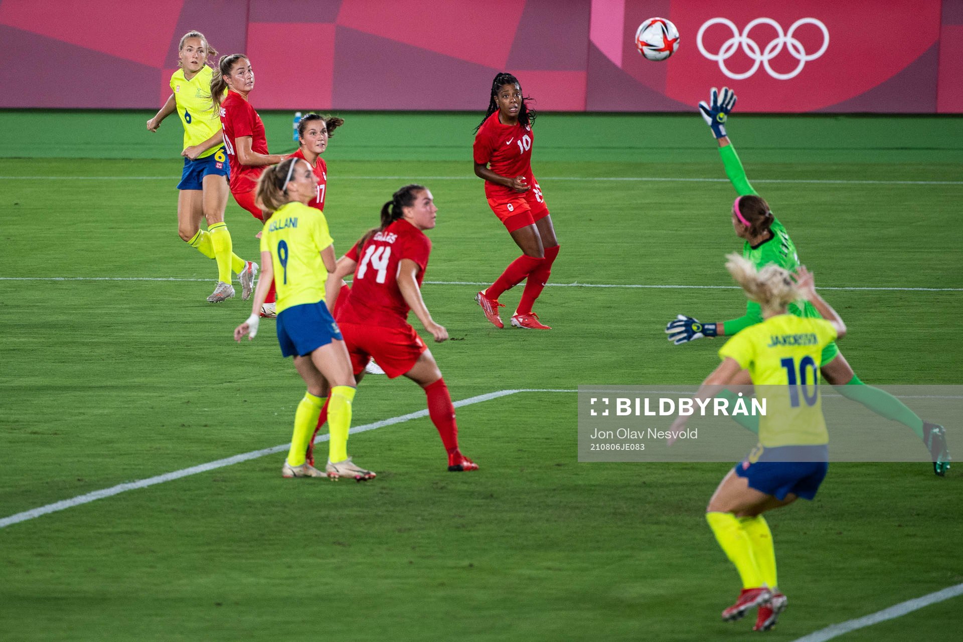 Magdalena Eriksson of Sweden in the women’s football final