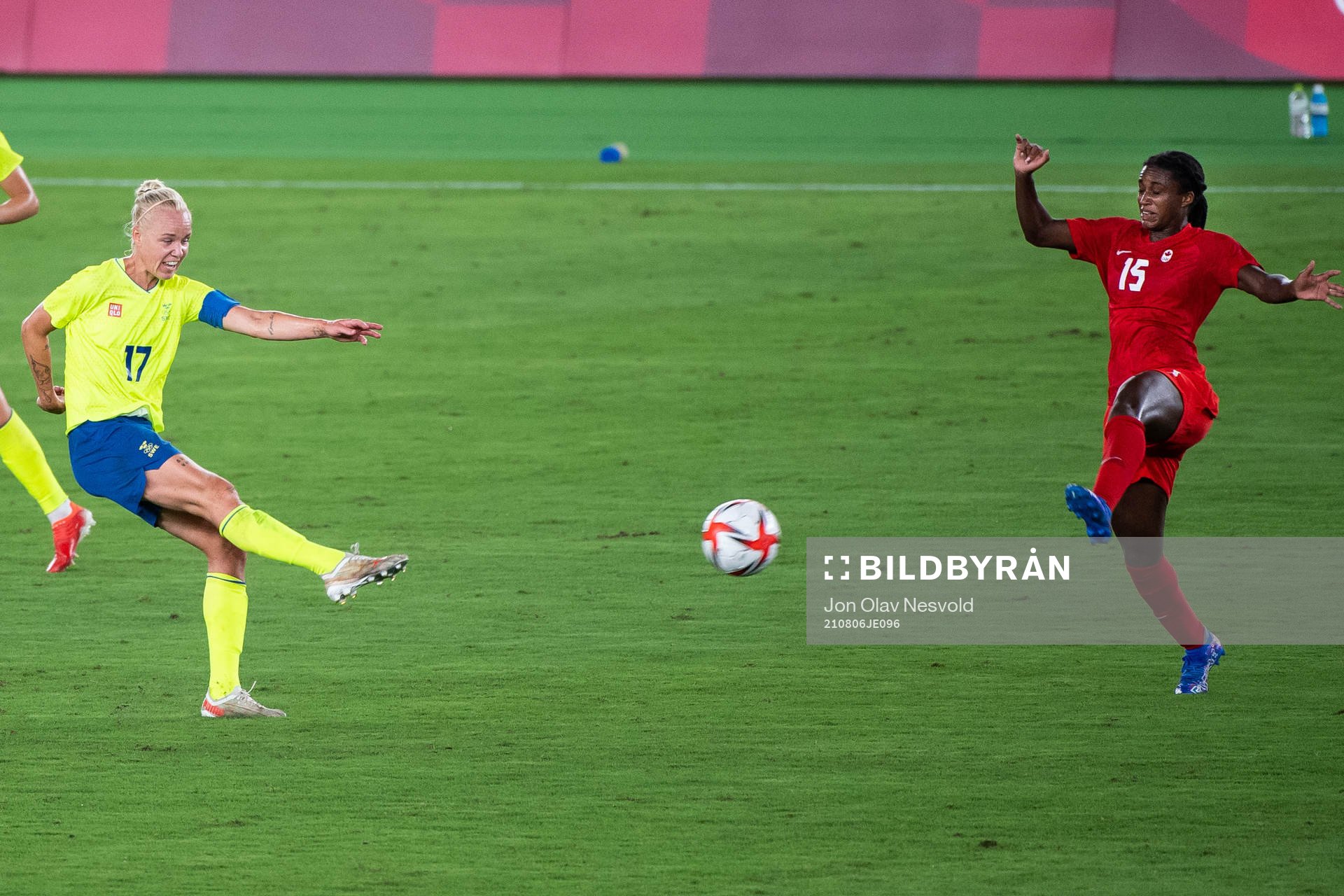 Caroline Seger of Sweden in the women’s football final