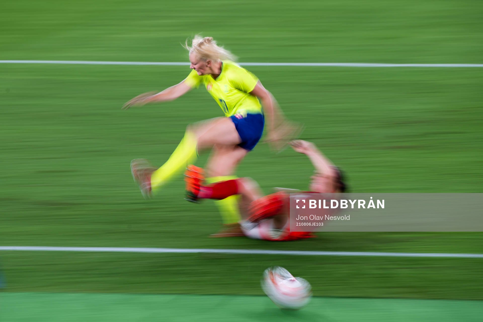 Stina Blackstenius of Sweden in the women’s football final