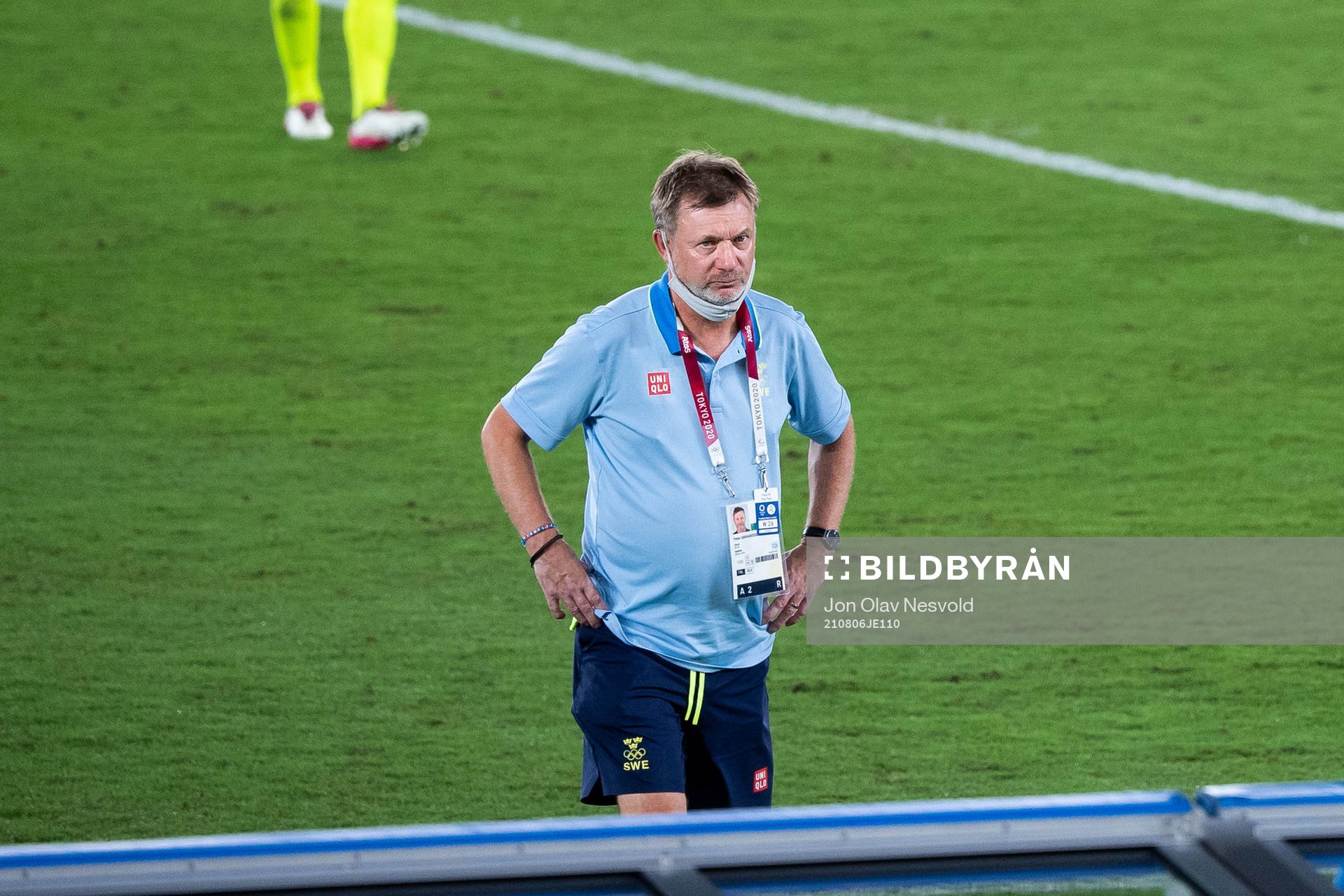 Peter Gerhardsson, head coach of Sweden, in the women’s