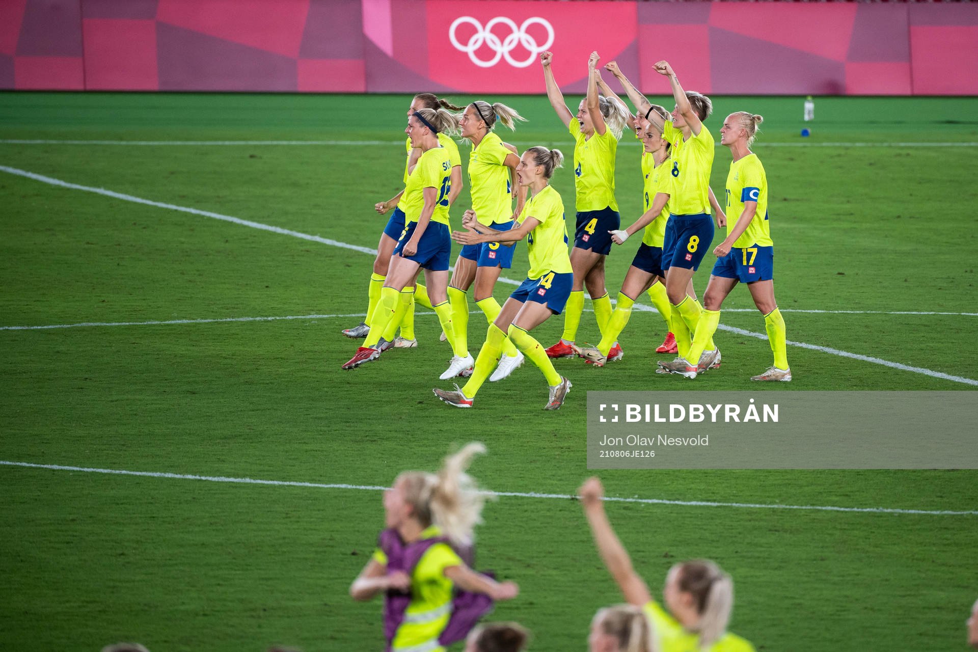 in the women’s football final