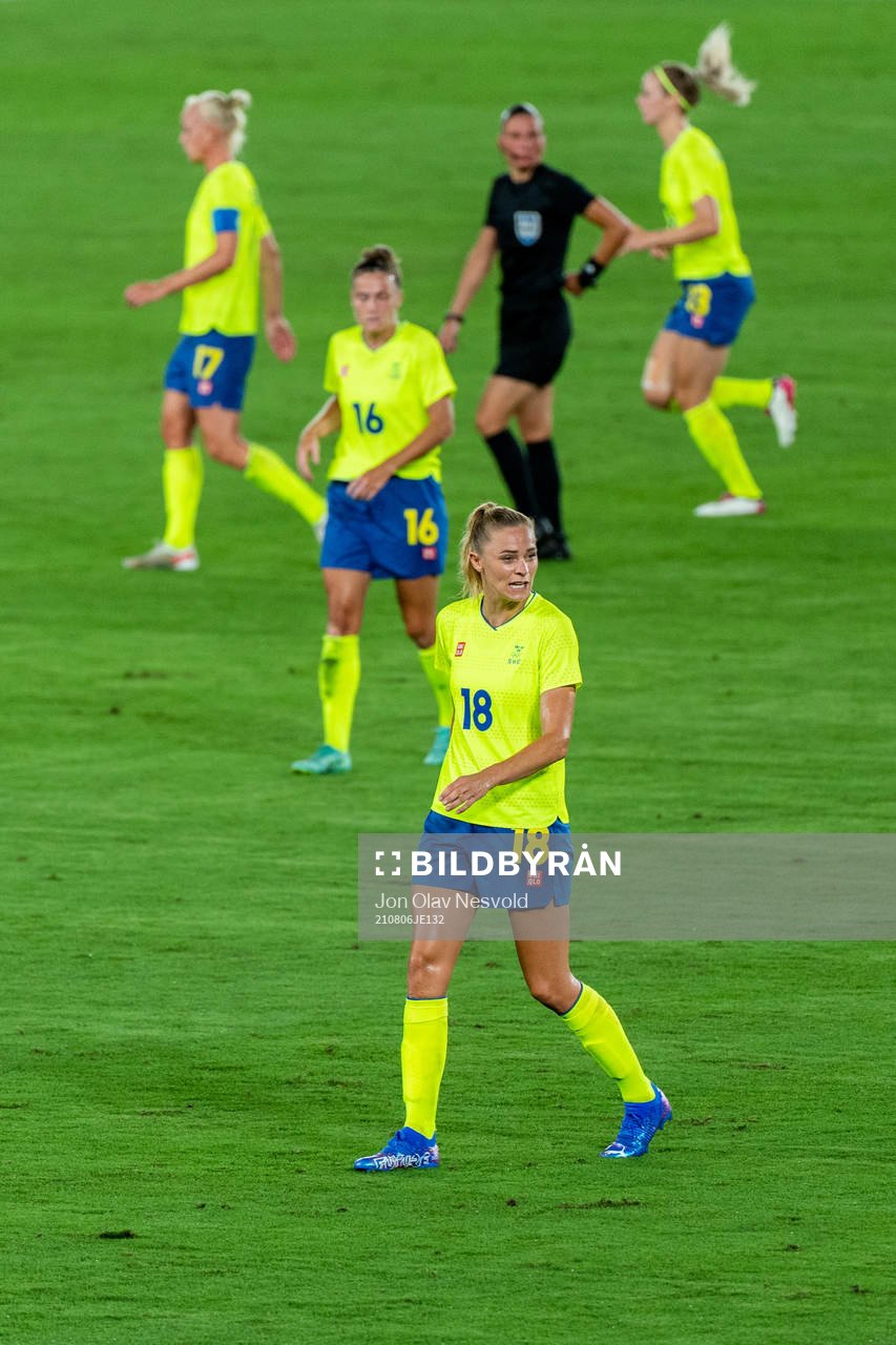 Fridolina Rolfö of Sweden in the women’s football final
