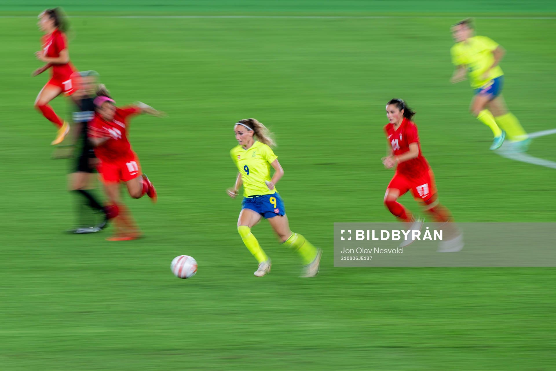 Kosovare Asllani of Sweden in the women’s football final
