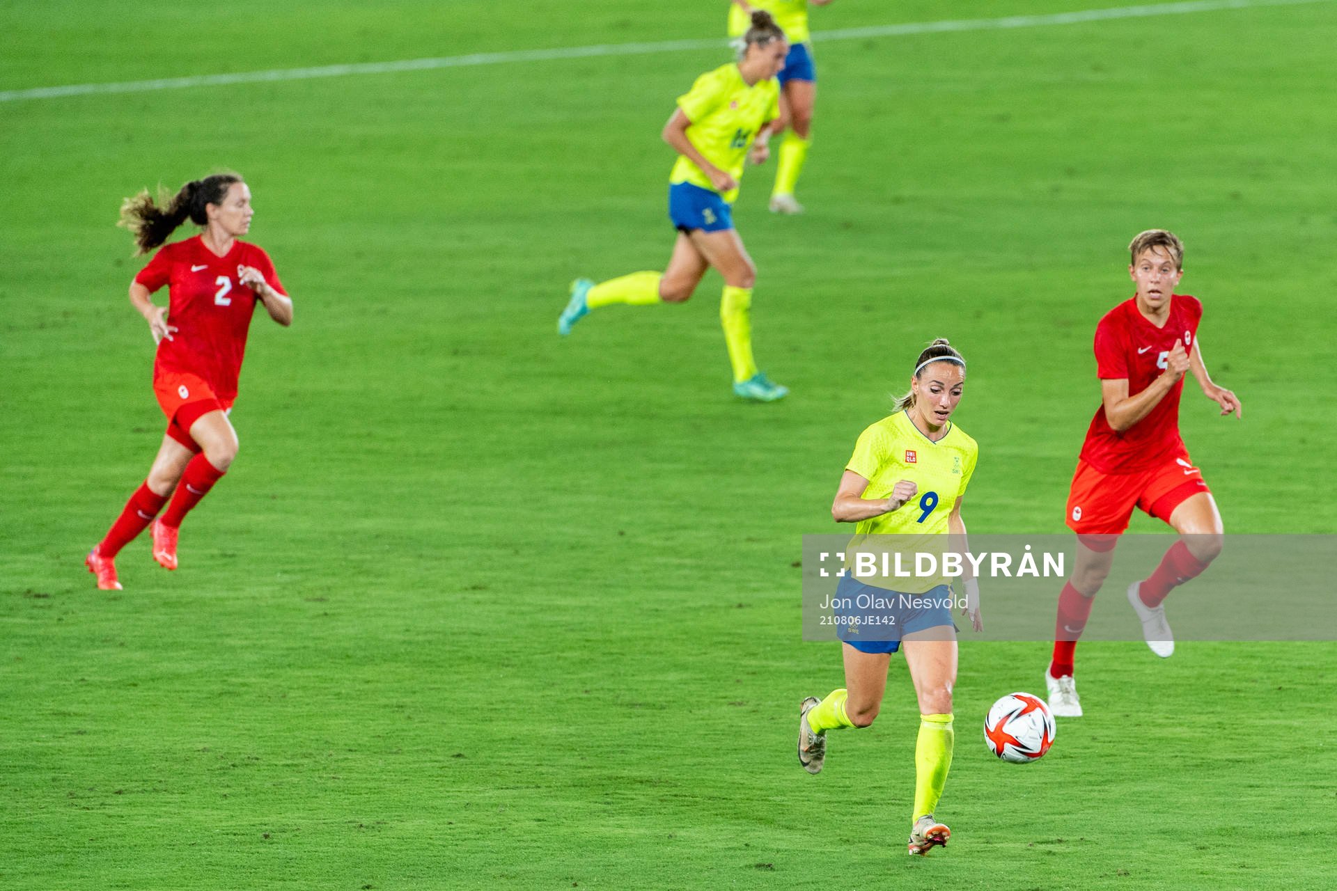 Kosovare Asllani of Sweden in the women’s football final