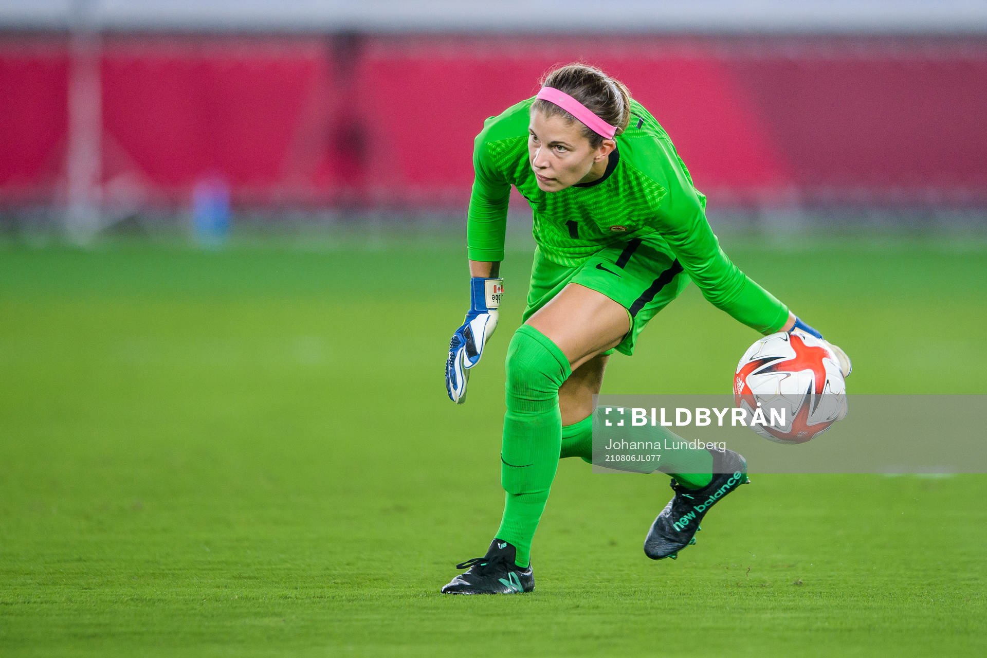 goalkeeper Stephanie Labbe of Canada in the women’s