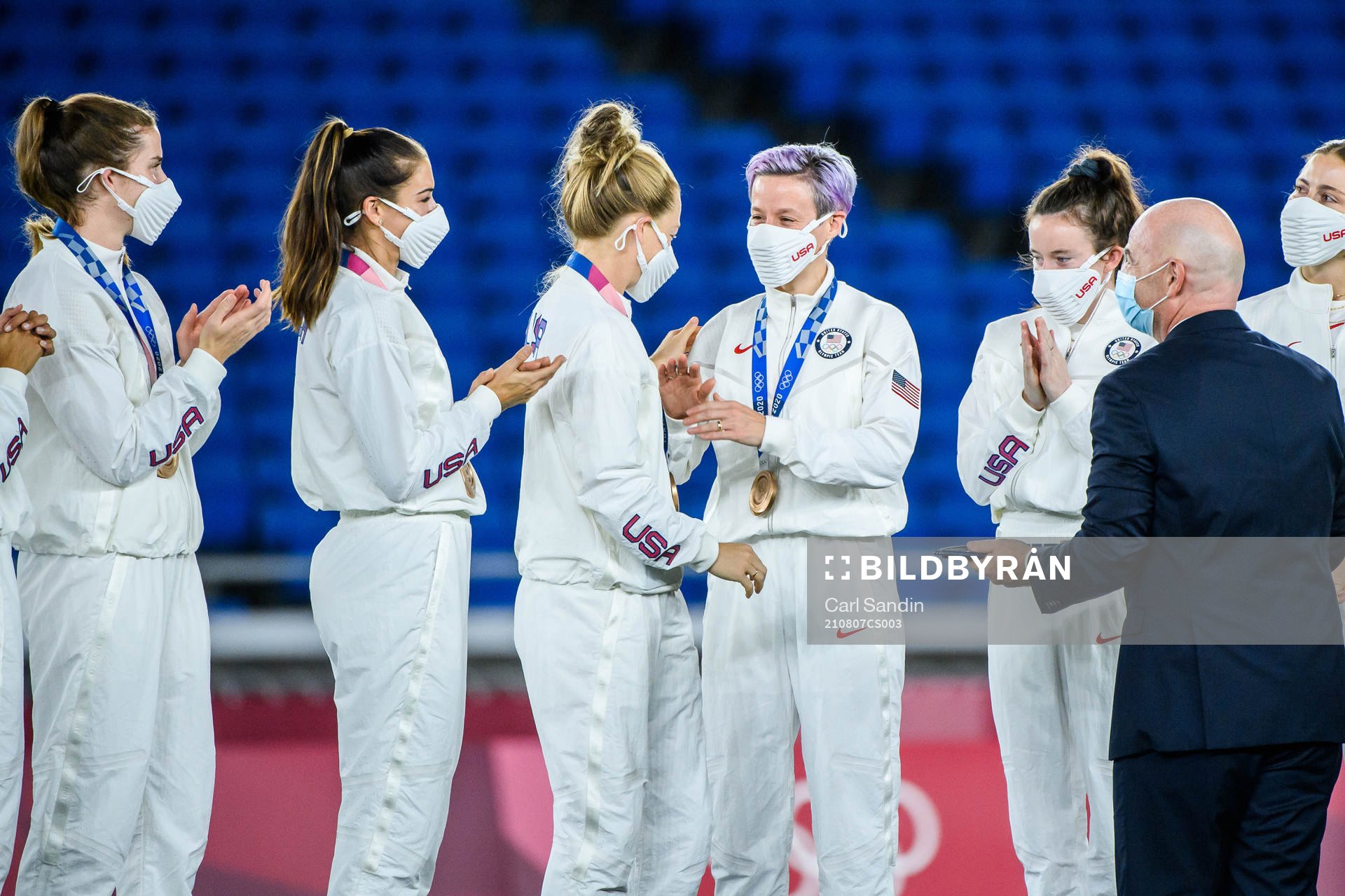 Megan Rapinoe of USA celebrates