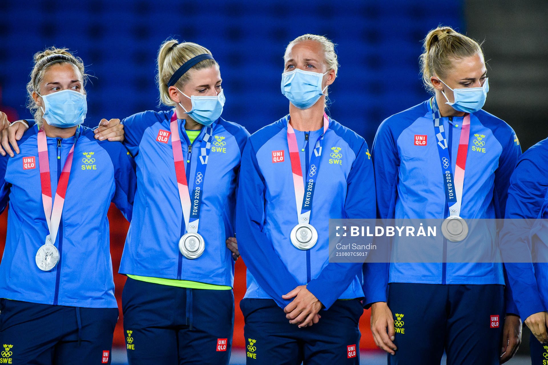 Filippa Angeldahl, Olivia Schough, Caroline Seger and