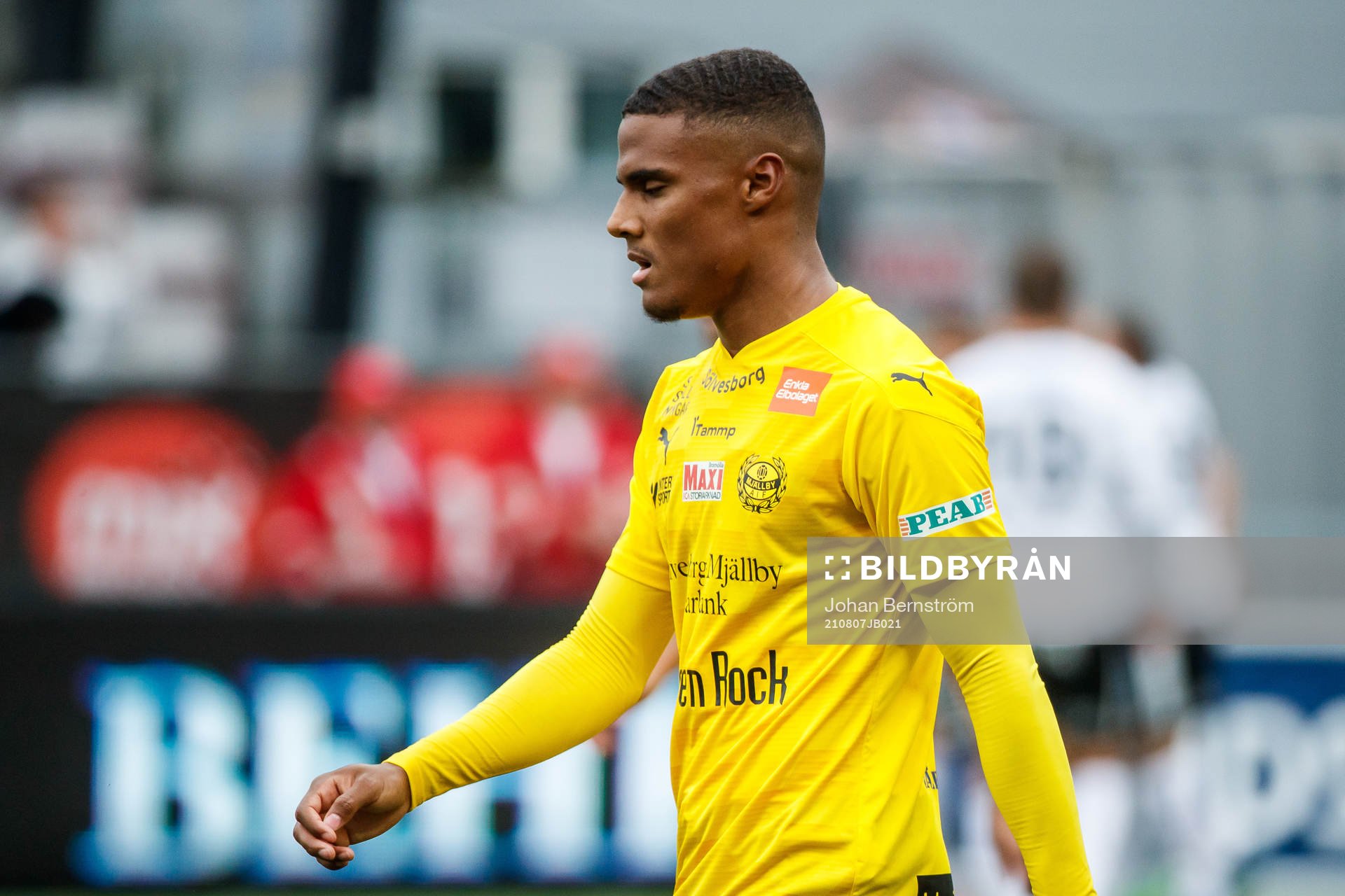 Mjällbys Amin Sarr deppar