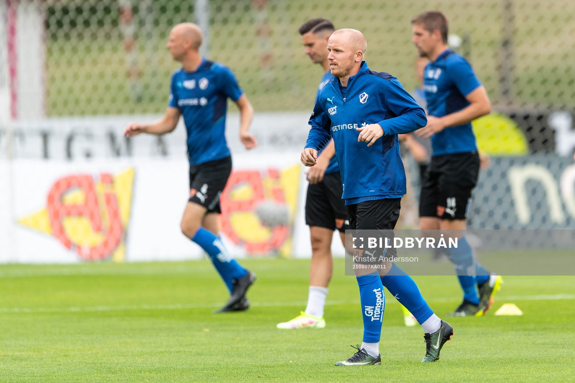 Halmstads Simon Lundevall före fotbollsmatchen i